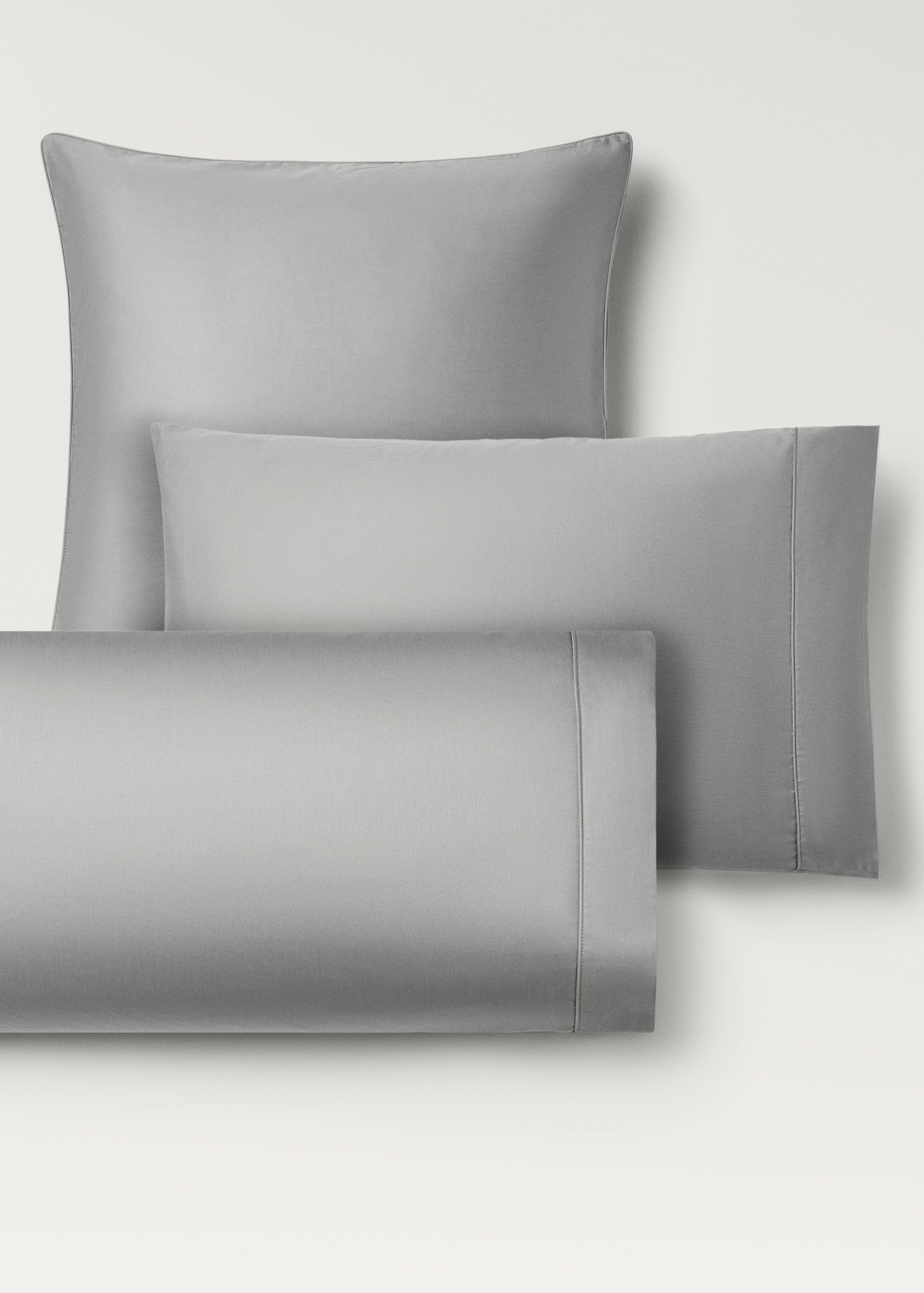 600-thread count satin cotton pillowcase 45x110 cm - Details of the article 4
