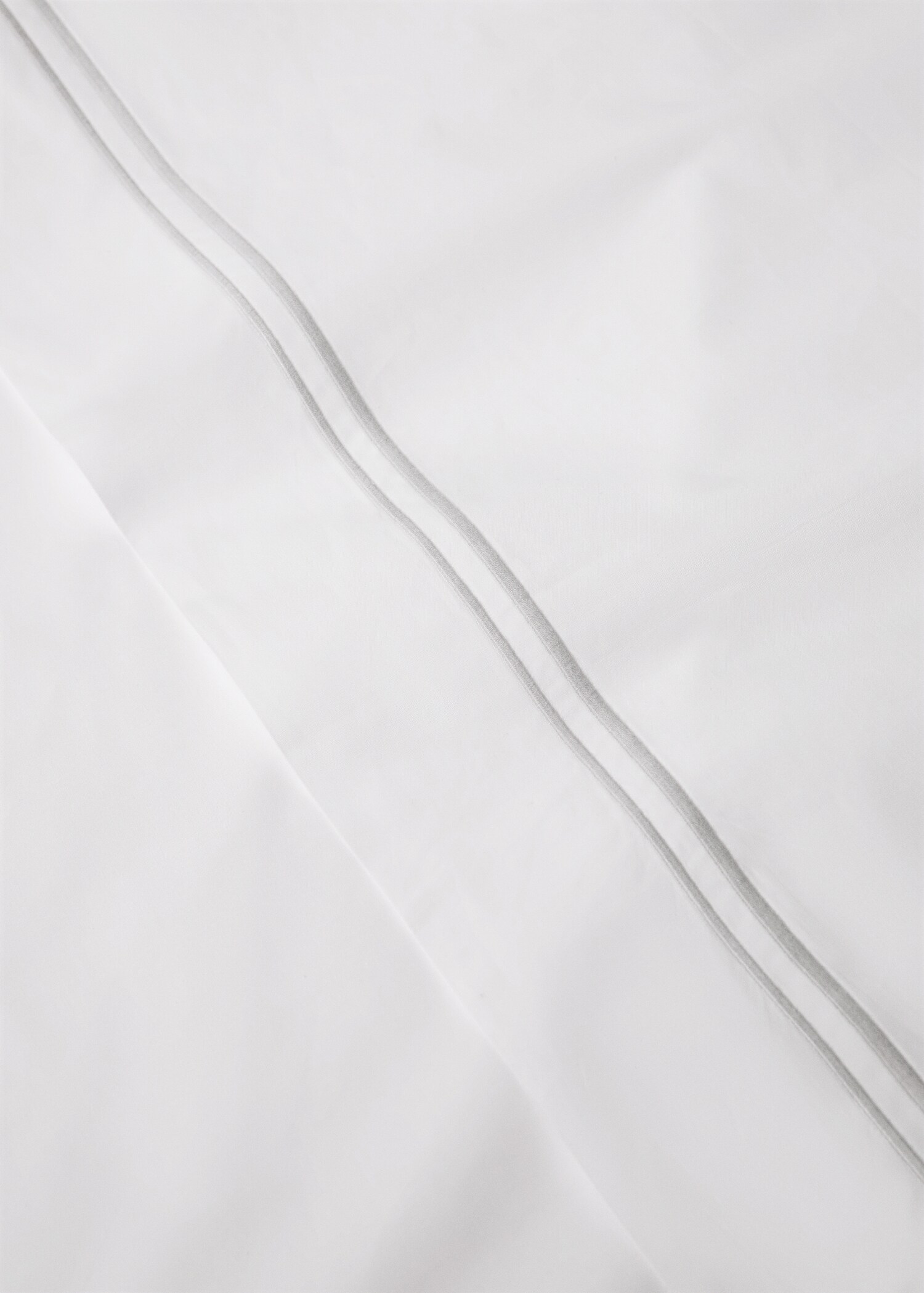 Prostěradlo pod přikrývku z bavlněného perkálu s vsazenou paspulkou, na postel 180/200 cm - Detail zboží 3