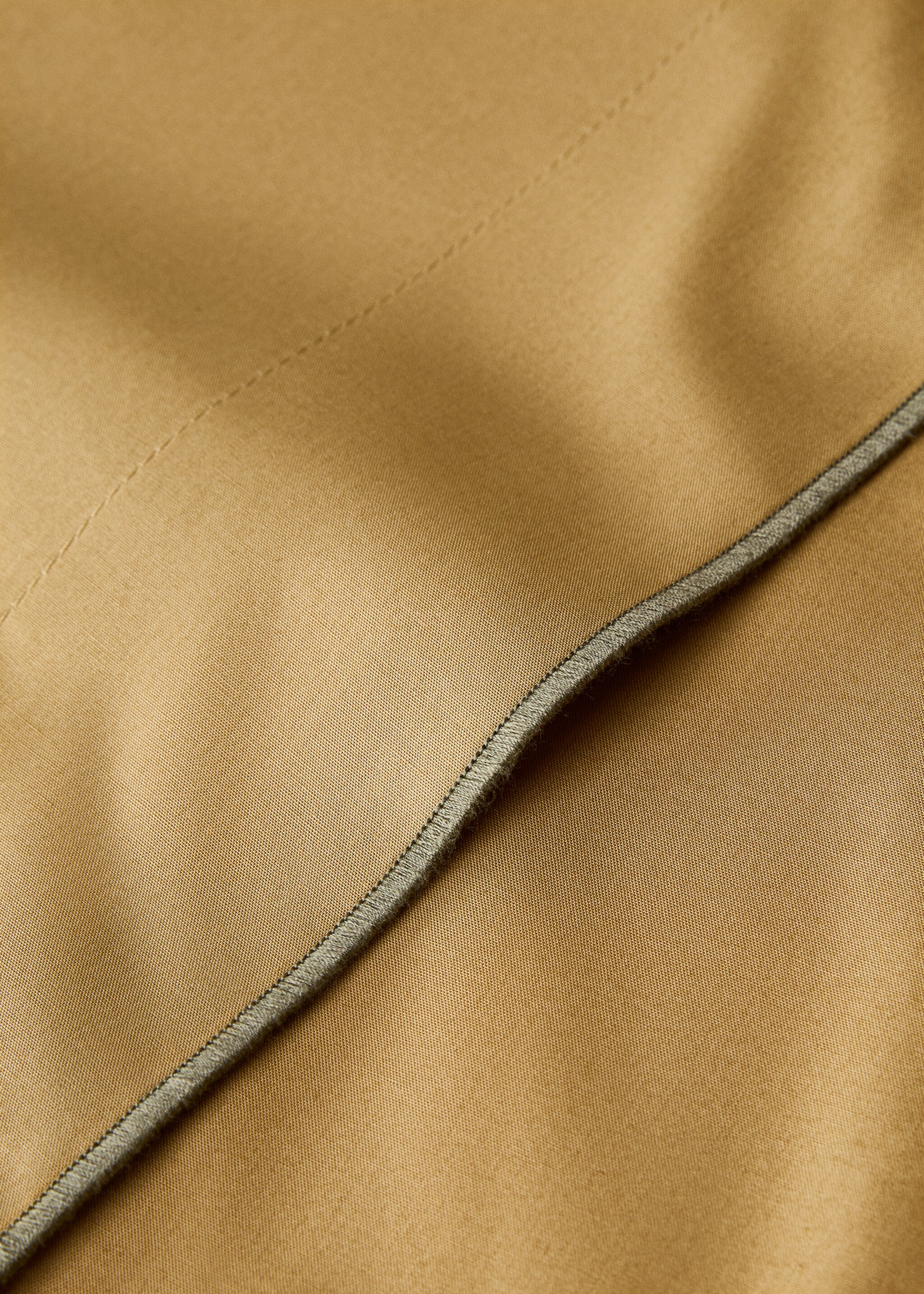 Sábana encimera algodón percal overlock cama 150/160 cm - Detalle del artículo 1