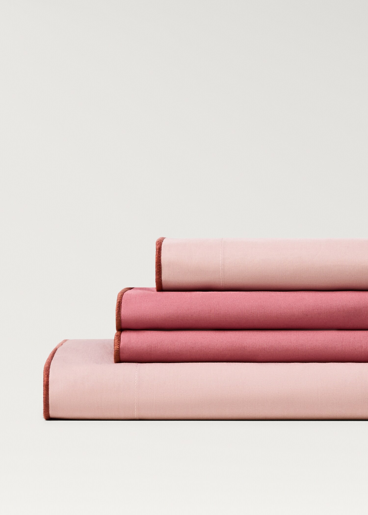 Cotton percal overlock bed 150/160 cm - Details of the article 1