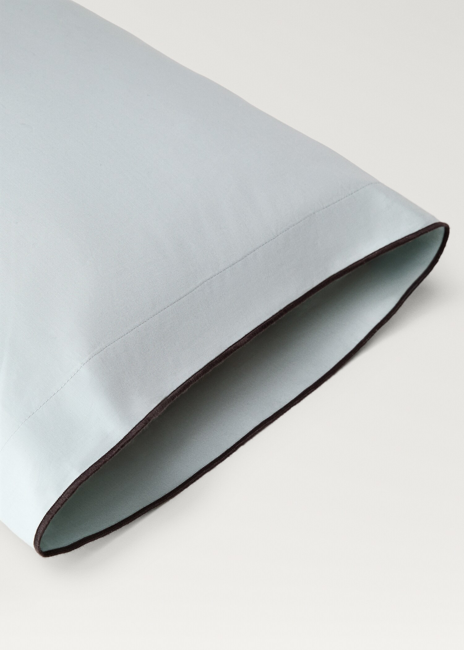 Funda almohada algodón percal overlock 45x110 cm - Detalle del artículo 2