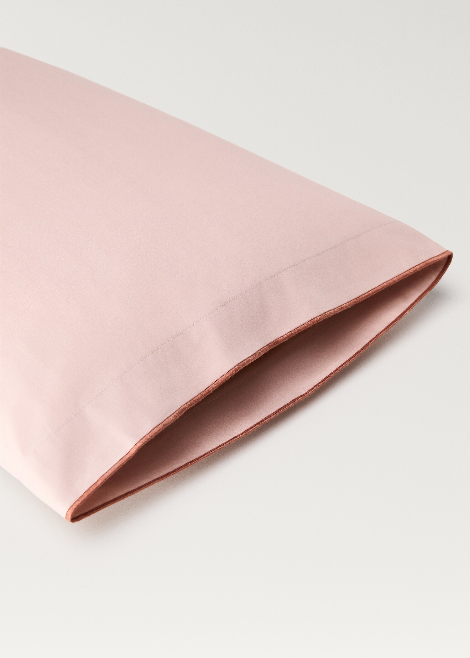 Funda almohada algodón percal overlock 45x110 cm - Detalle del artículo 2