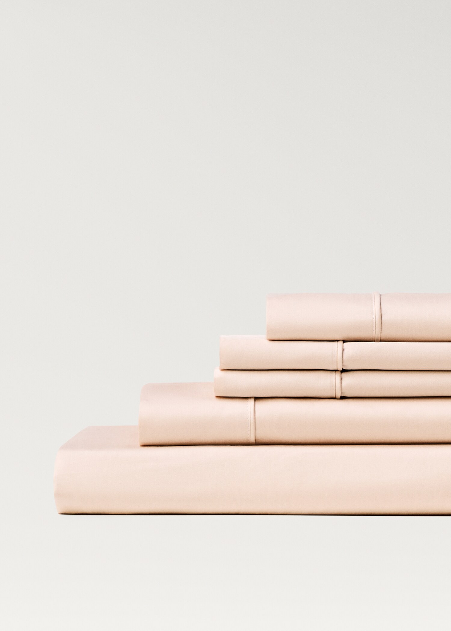 Drap plat coton satin 600 fils lit 90 cm - Détail de l'article 3