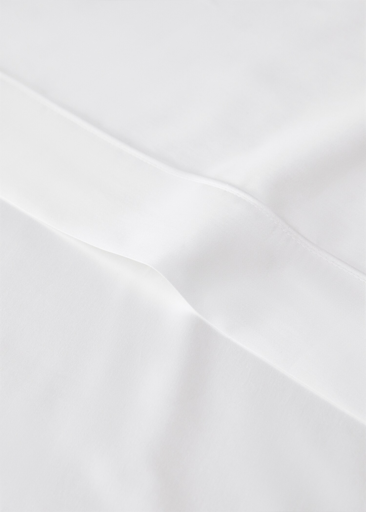 Gornja plahta od ispranog pamuka 600 niti za krevet 135/140 cm - Detalji artikla 1