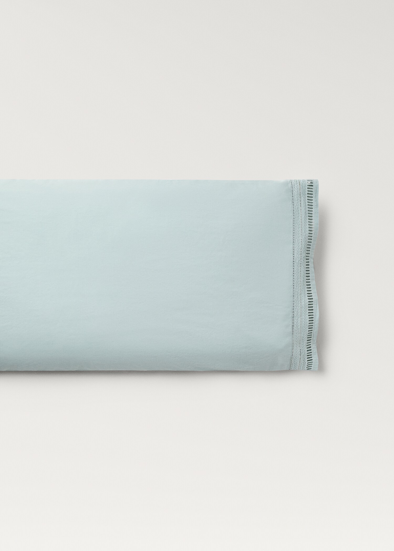 Kopfkissenbezug mit Stickerei 45 x 110 cm - Artikel ohne Model
