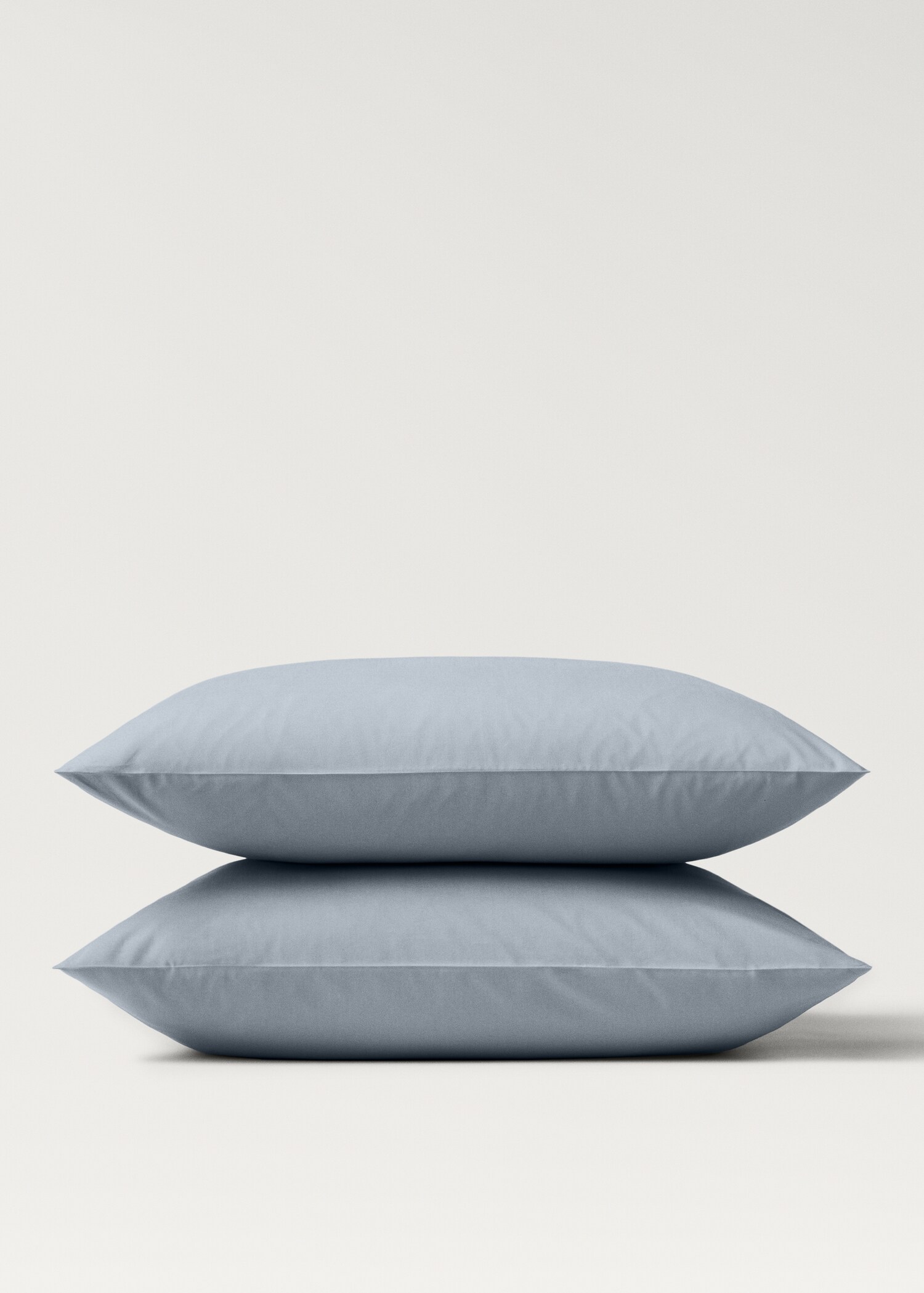 Deux taies d’oreiller percale de coton 60x60 cm - Détail de l'article 1