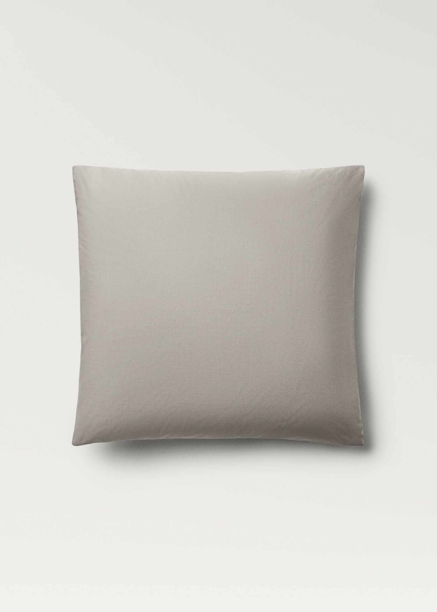 Deux taies d’oreiller percale de coton 60x60 cm - Article sans modèle