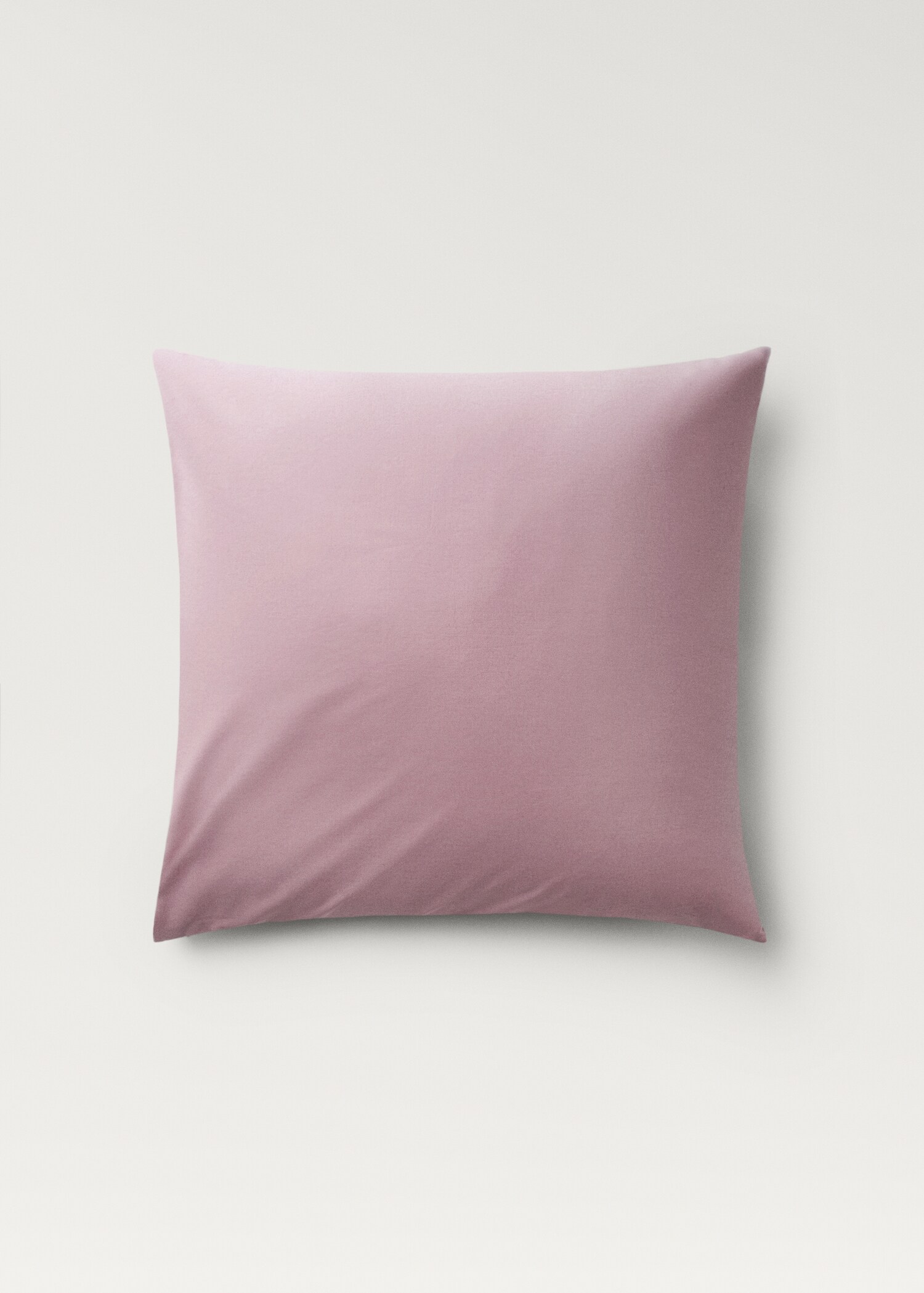 Deux taies d’oreiller percale de coton 60x60 cm - Article sans modèle