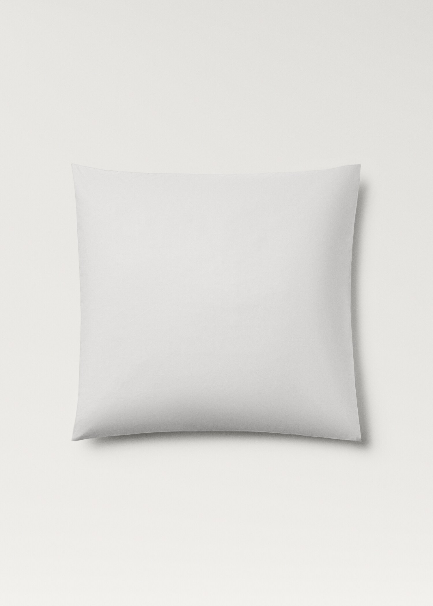 Deux taies d’oreiller percale de coton 60x60 cm - Article sans modèle