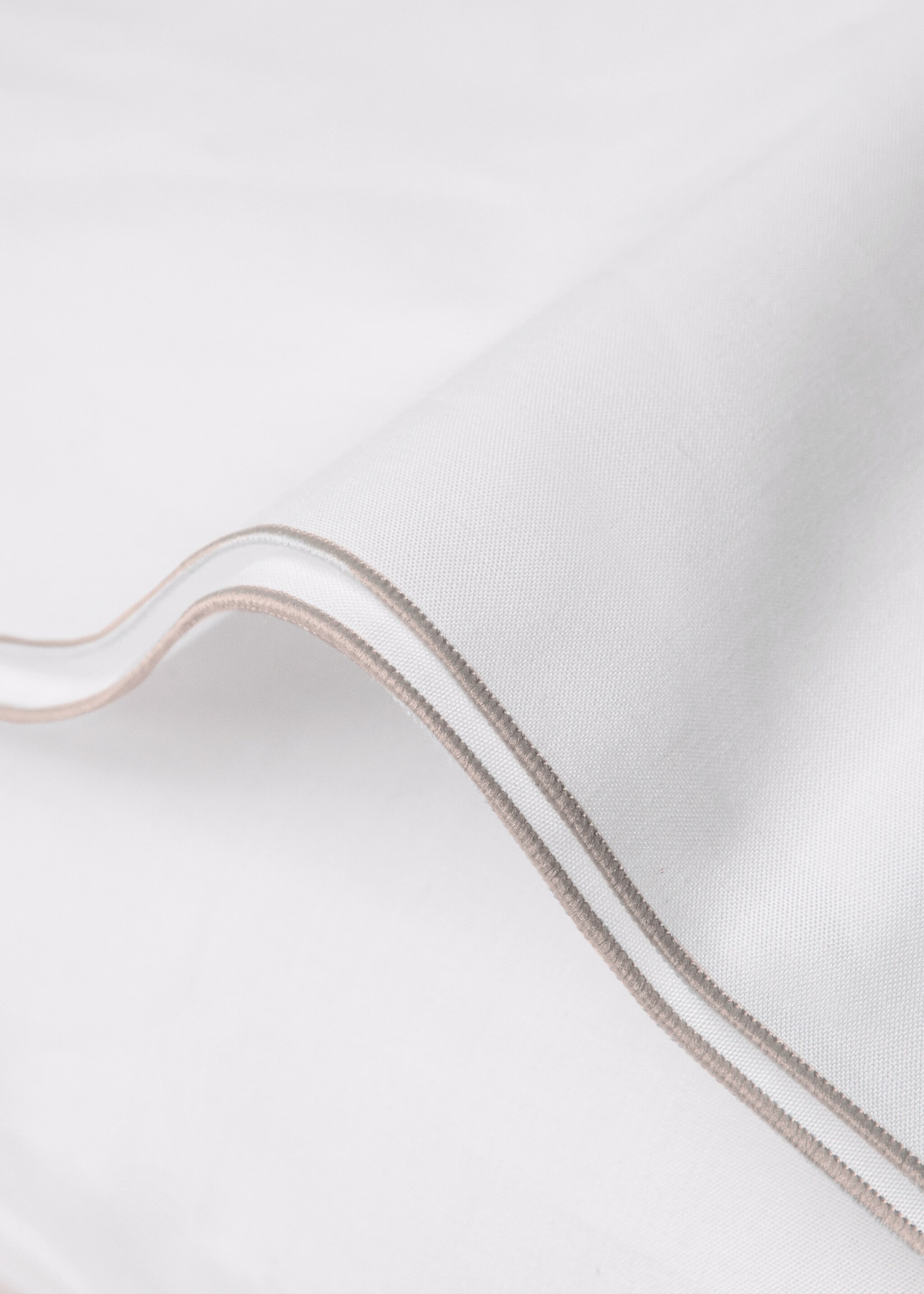 Två örngott i bomullspercale med dubbel overlock 50x75 cm - Detaljer om artikeln 3