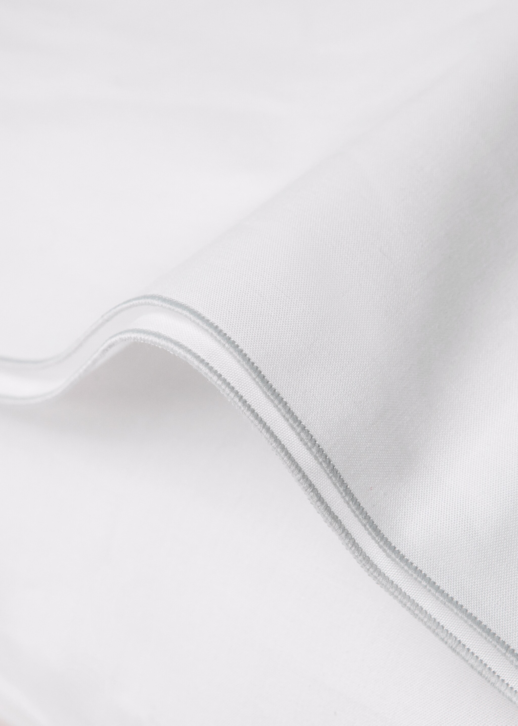 Två örngott i bomullspercale med dubbel overlock 50x75 cm - Detaljer om artikeln 3