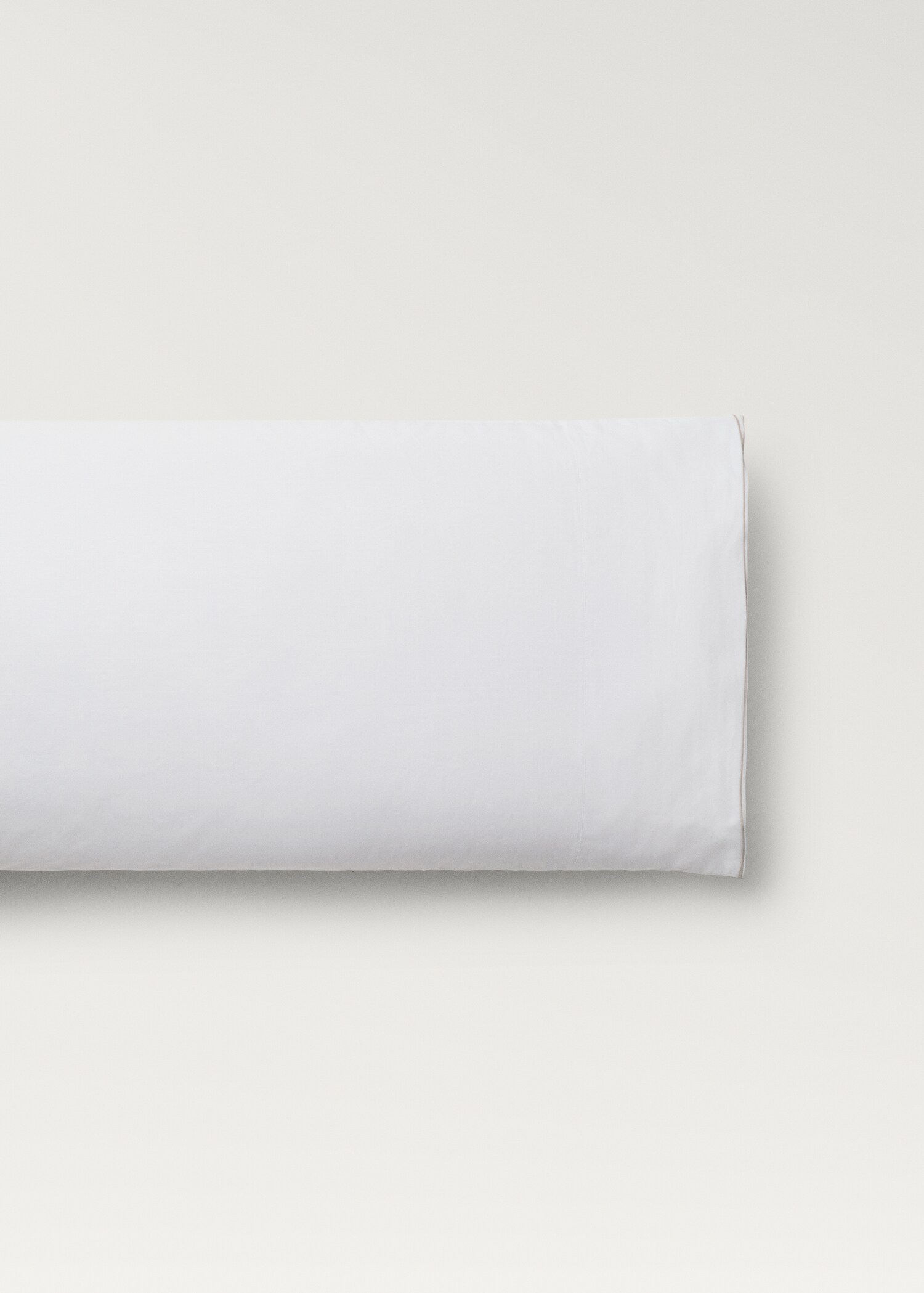 Taie d’oreiller coton percale double surjet 45x110 cm - Article sans modèle