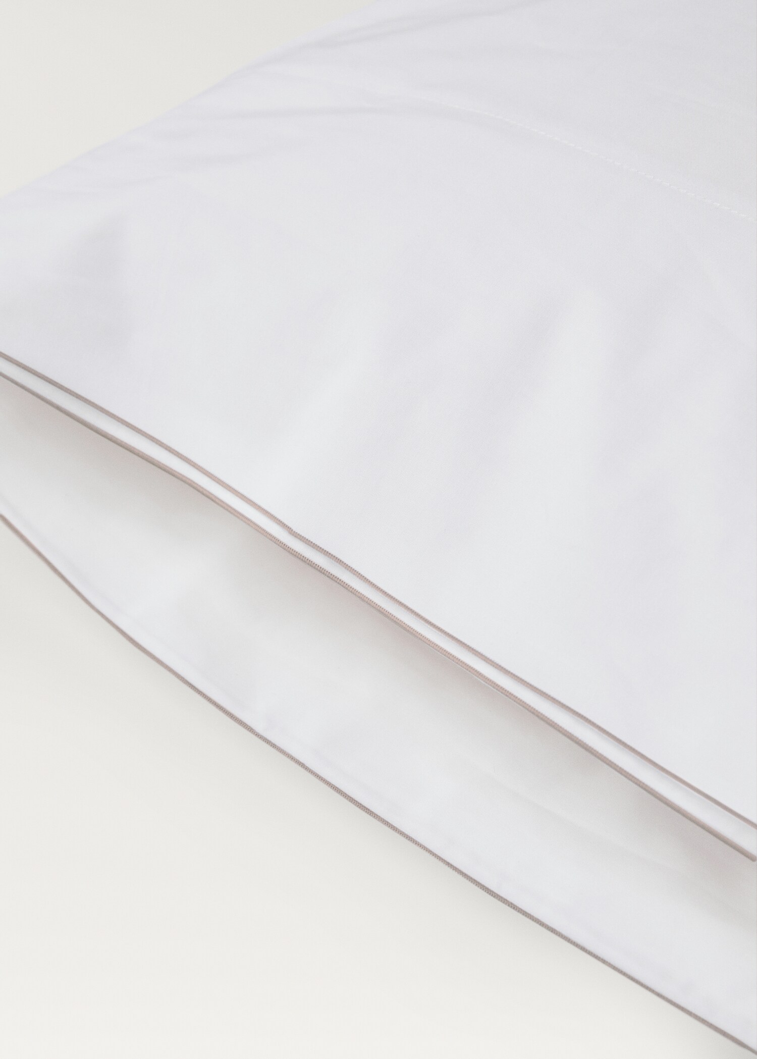Çift overlok perkal pamuklu yastık kılıfı 45x110cm - Ürün detayı 1