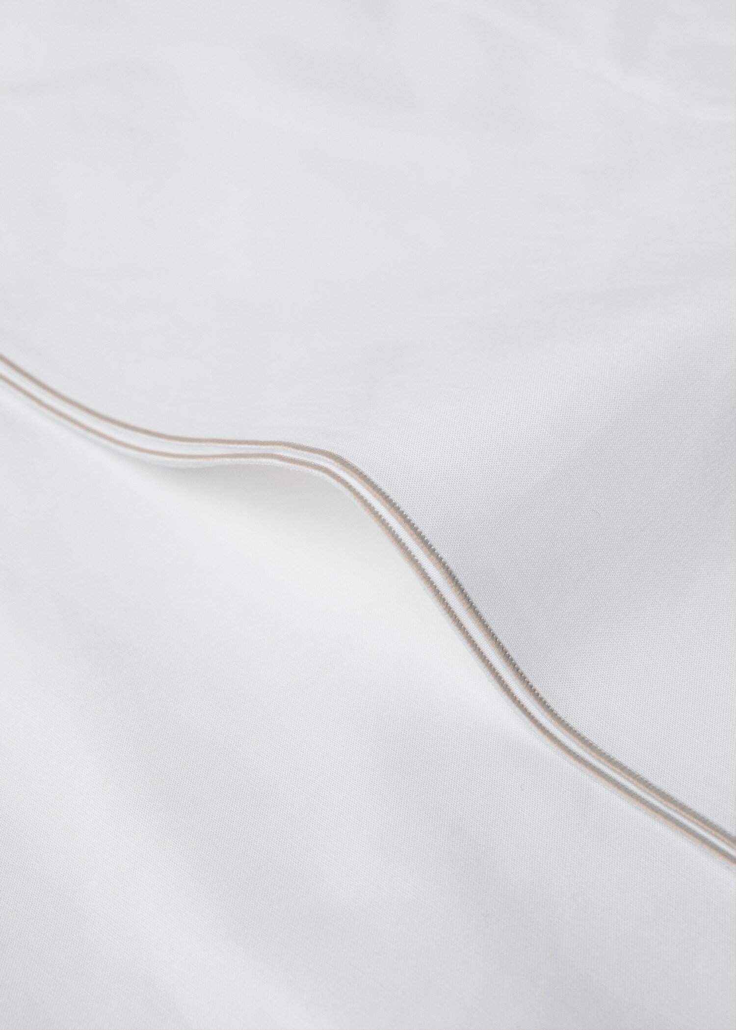 Çift overlok perkal pamuklu yastık kılıfı 45x110cm - Ürün detayı 2