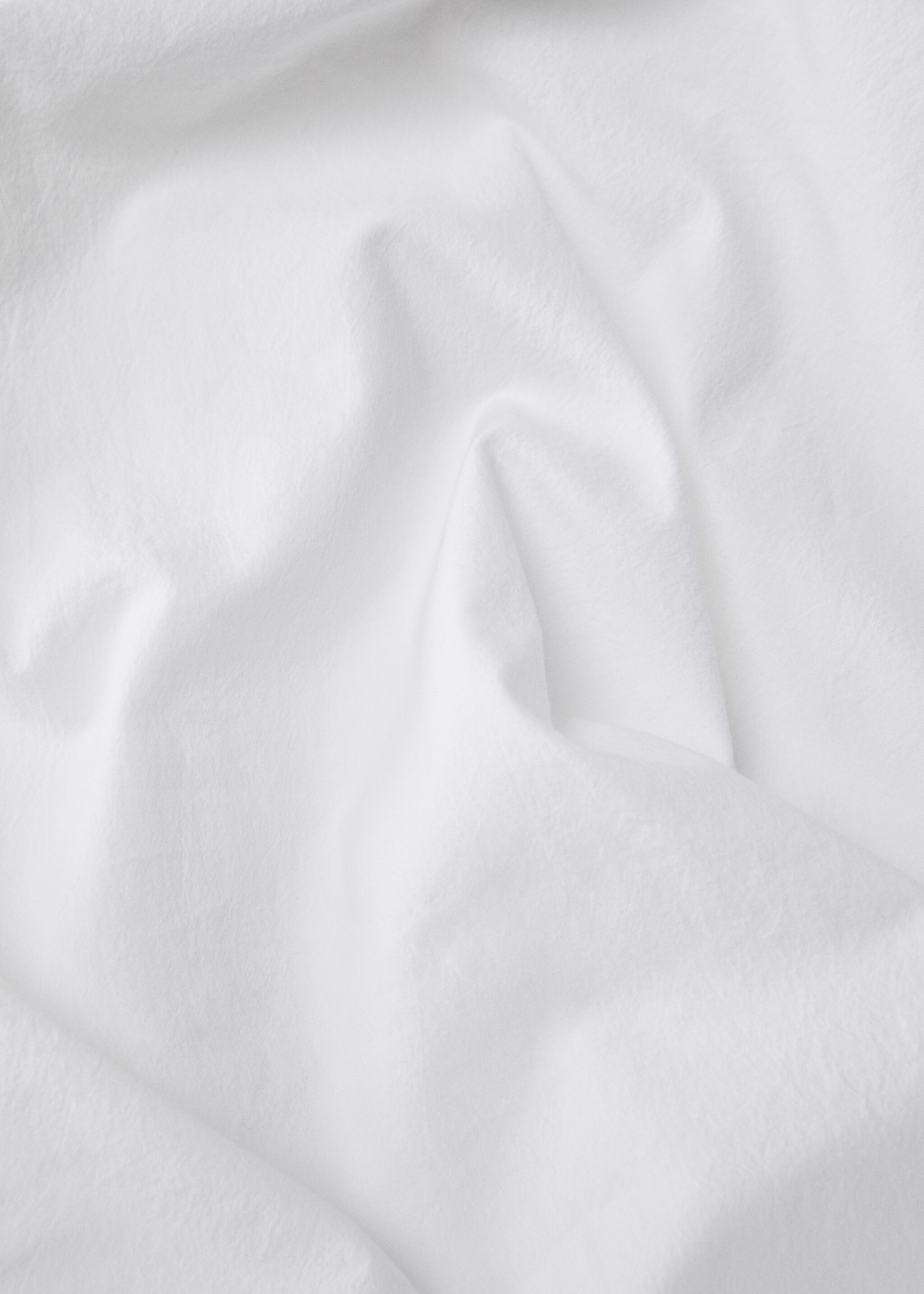 Ruffled washed cotton linen top sheet for 90 cm bed - Details of the article 2