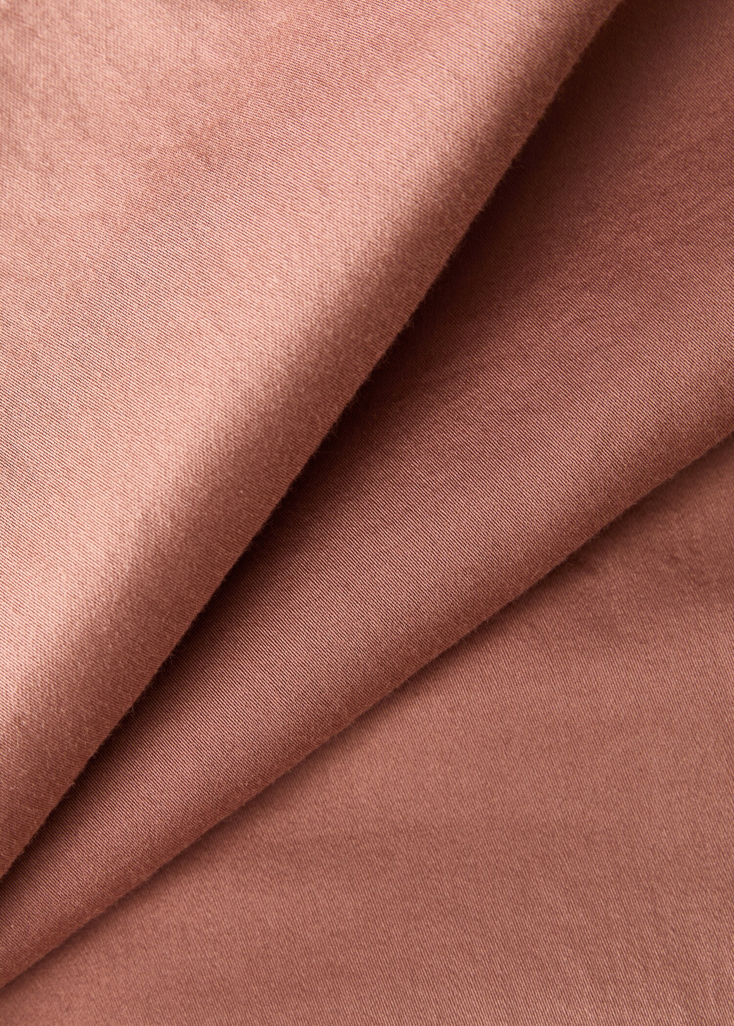 Washed cotton satin double stitching flat sheet Queen bed - Details of the article 1