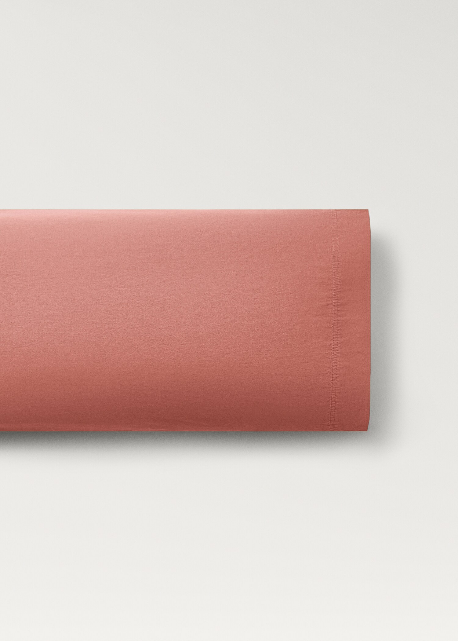 Cotton poplin double-stitched pillowcase 45x110 cm - Article without model