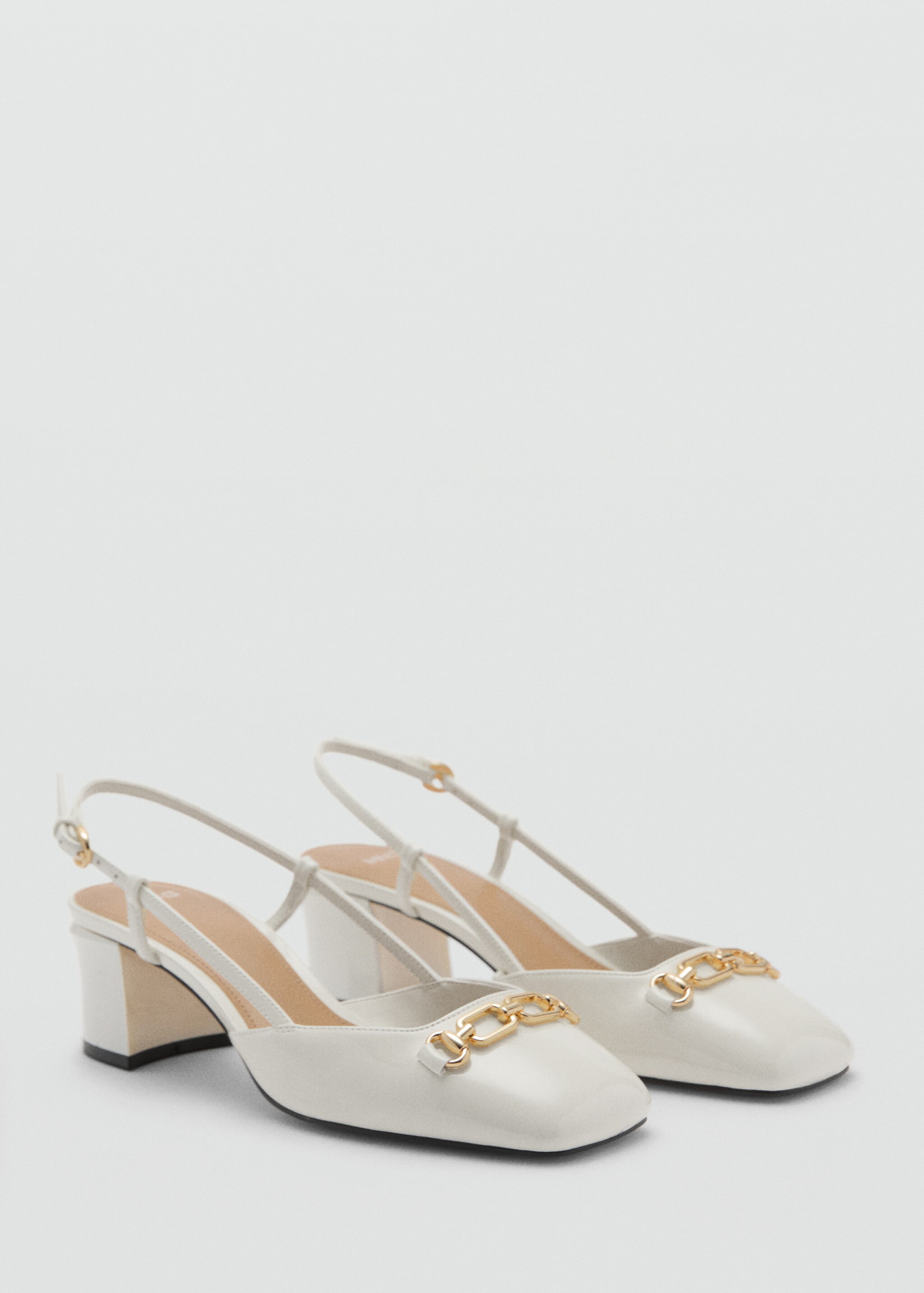 Heeled shoes with link detail - Medium plane