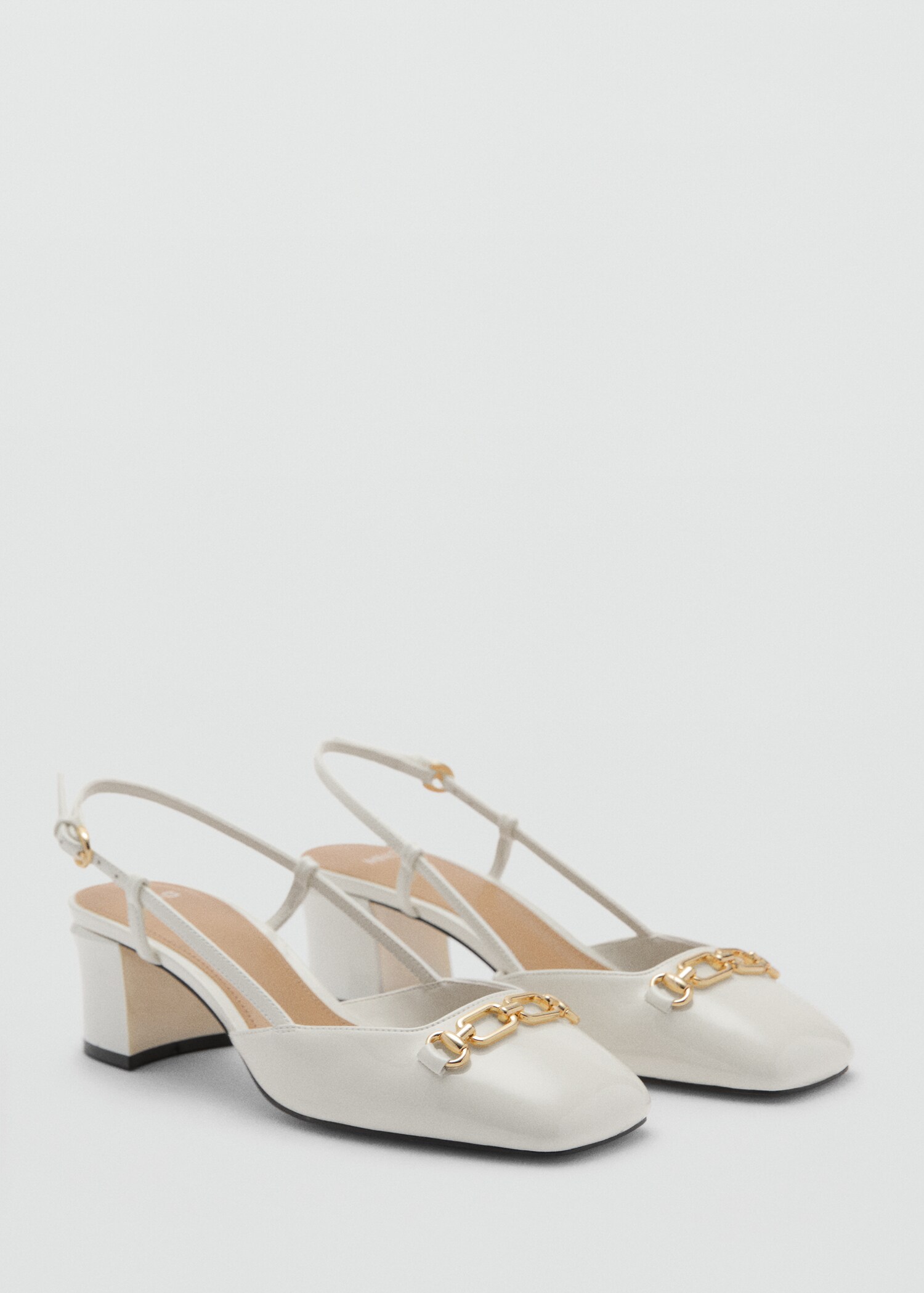 Heeled shoes with link detail - Medium plane