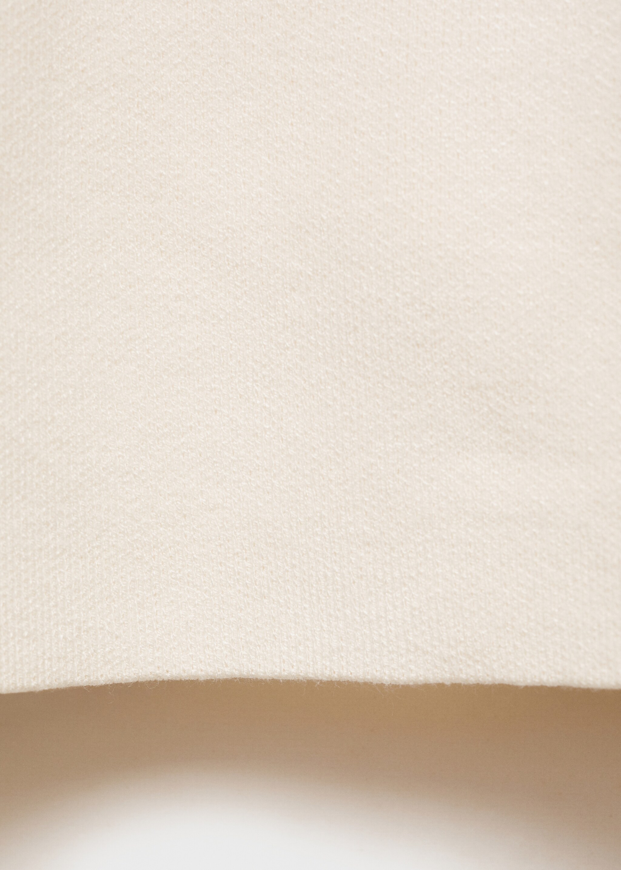 Short-sleeved fine-knit sweater - Details of the article 0, White. Ref: 87023274-00.
