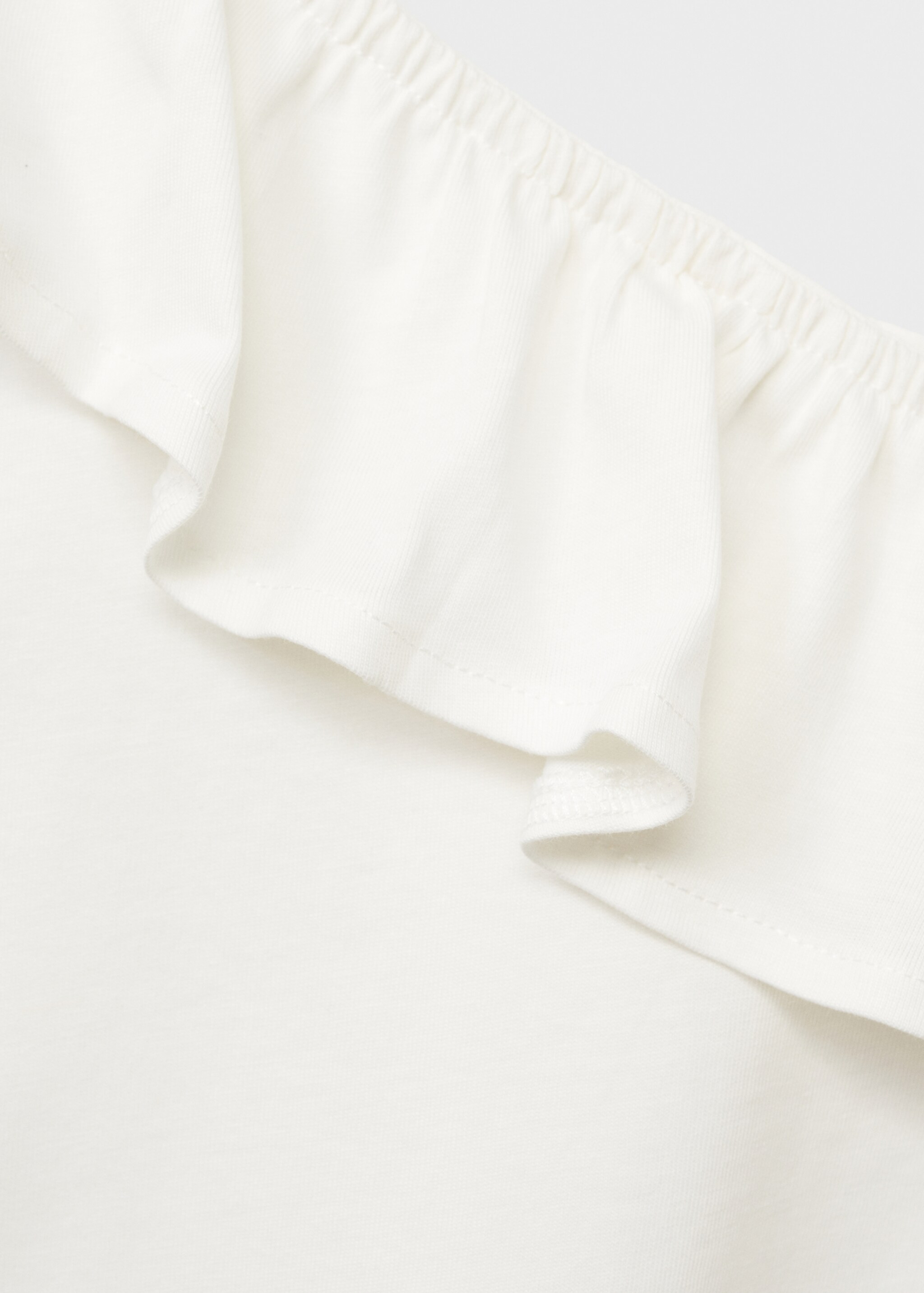 Ruffled asymmetric T-shirt - Details of the article 8