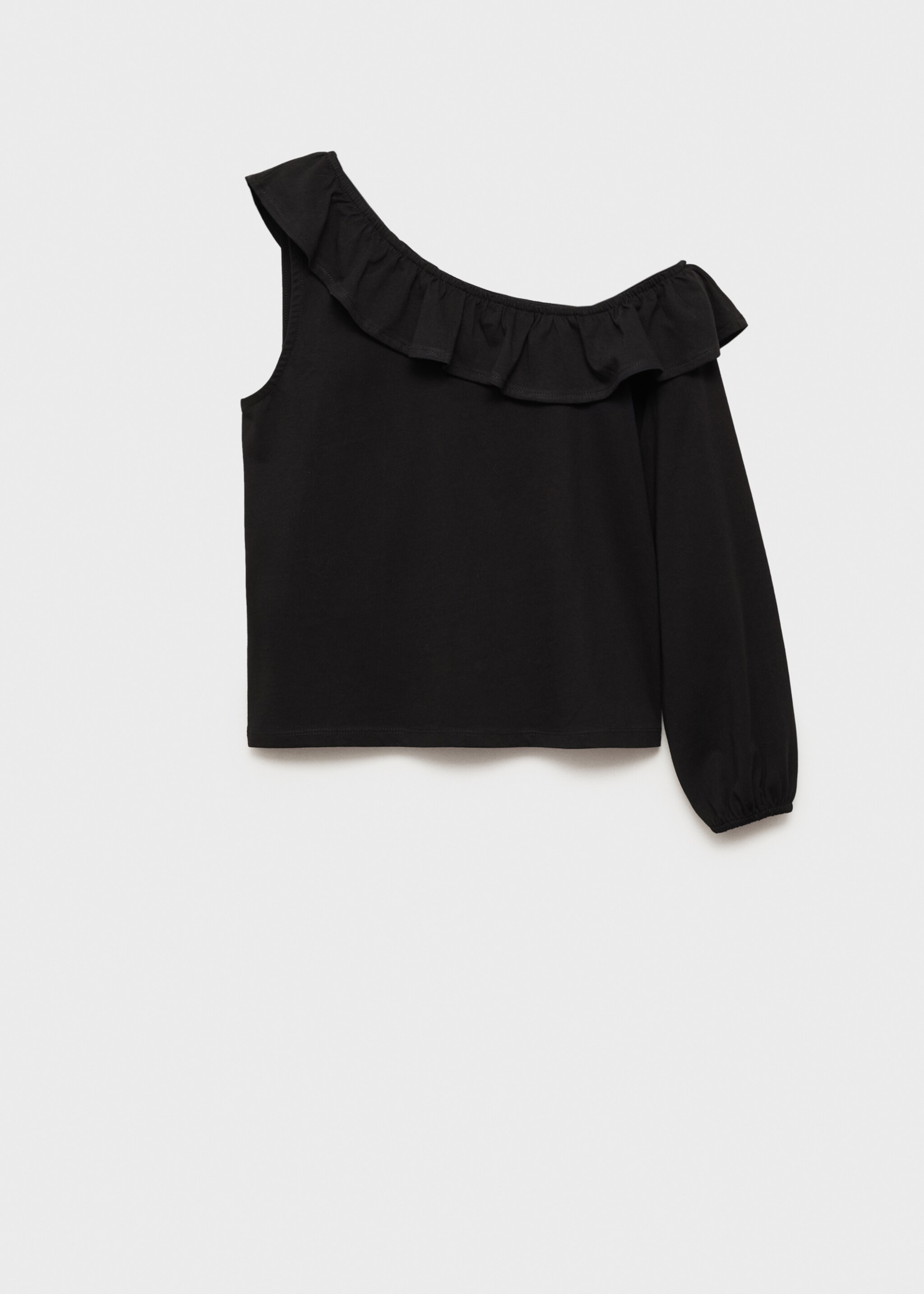 T-shirt asymétrique volanté - Article sans modèle