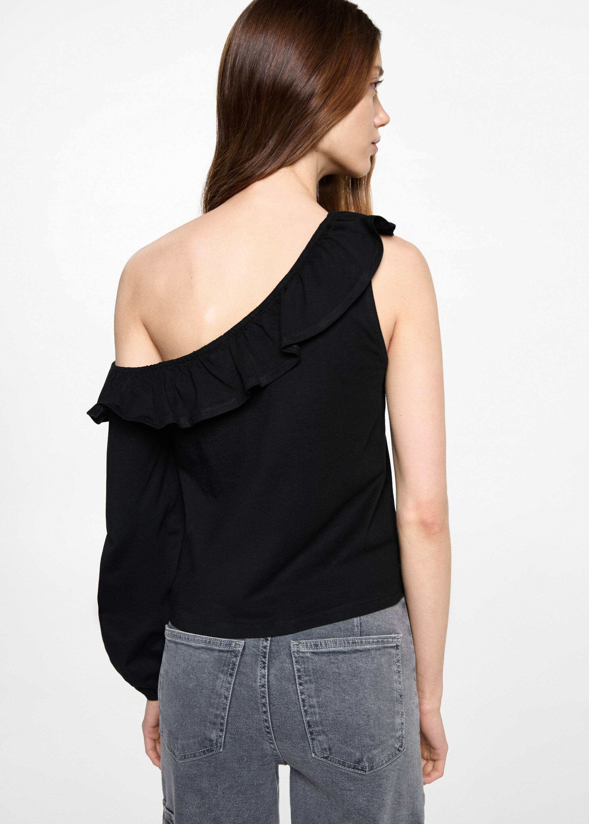 Camiseta asimétrica volante - Reverso del artículo