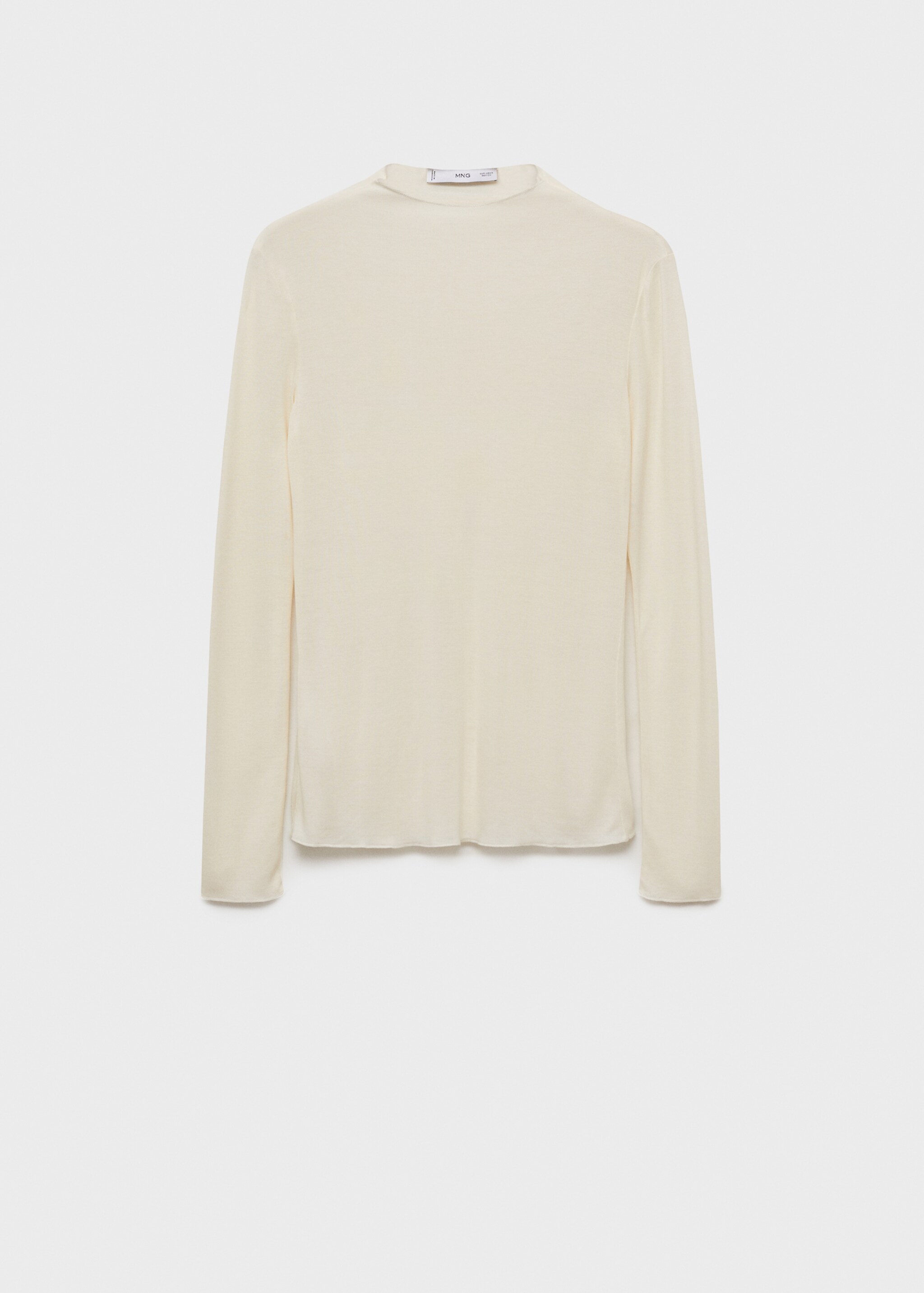 Perkins-neck long-sleeved t-shirt - Article without model