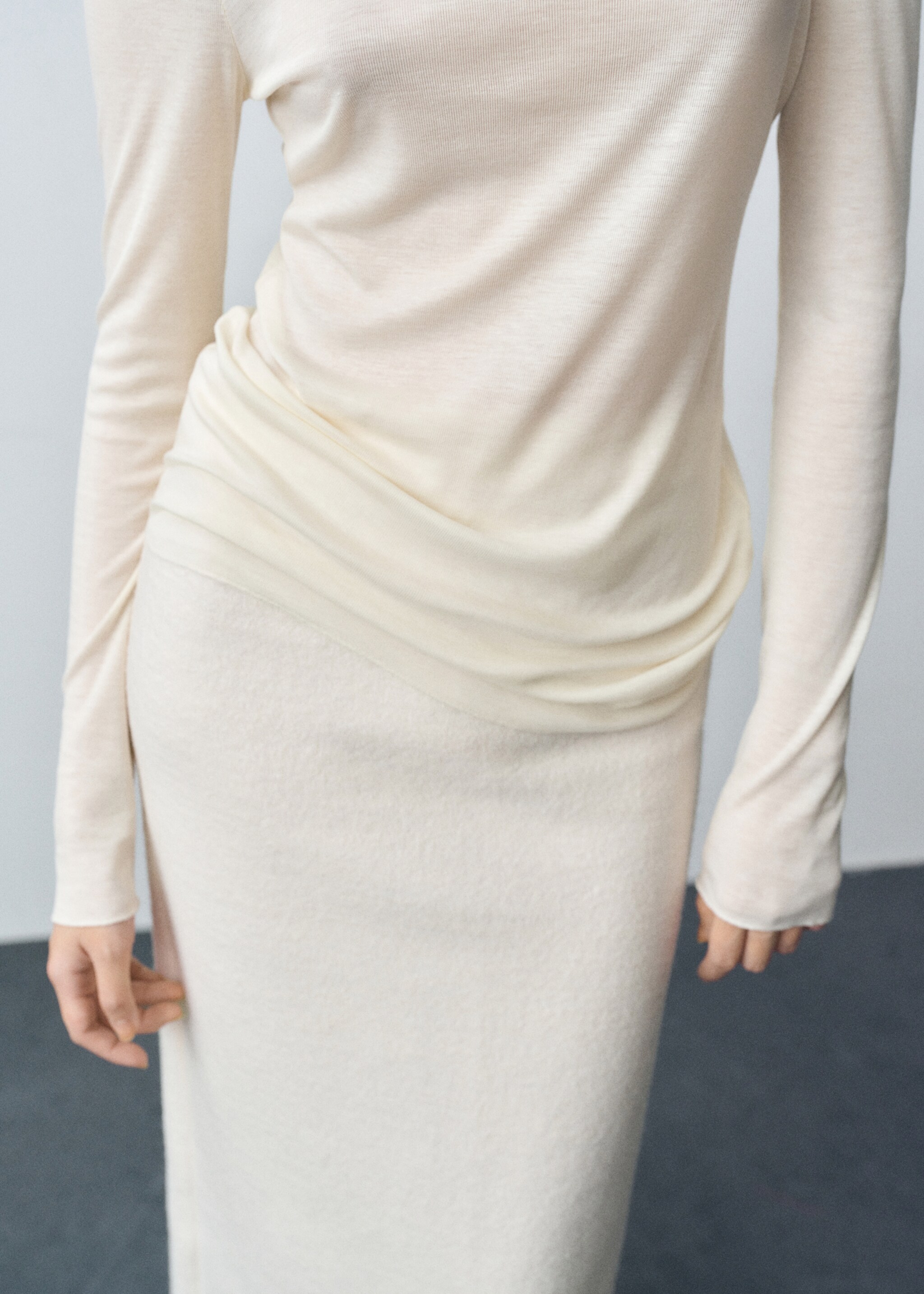 Perkins-neck long-sleeved t-shirt - Details of the article 6