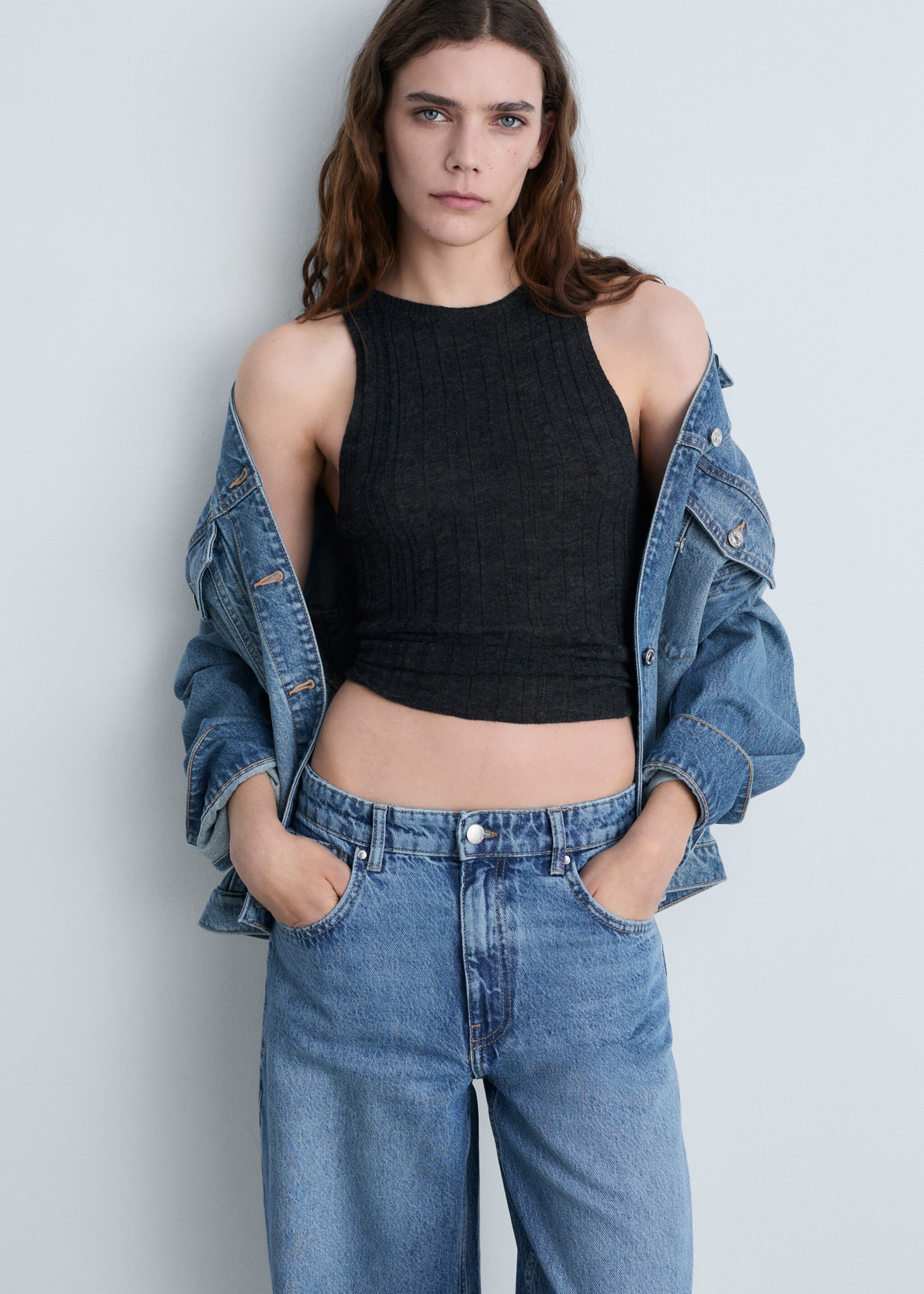 Jean balloon taille normale - Plan moyen