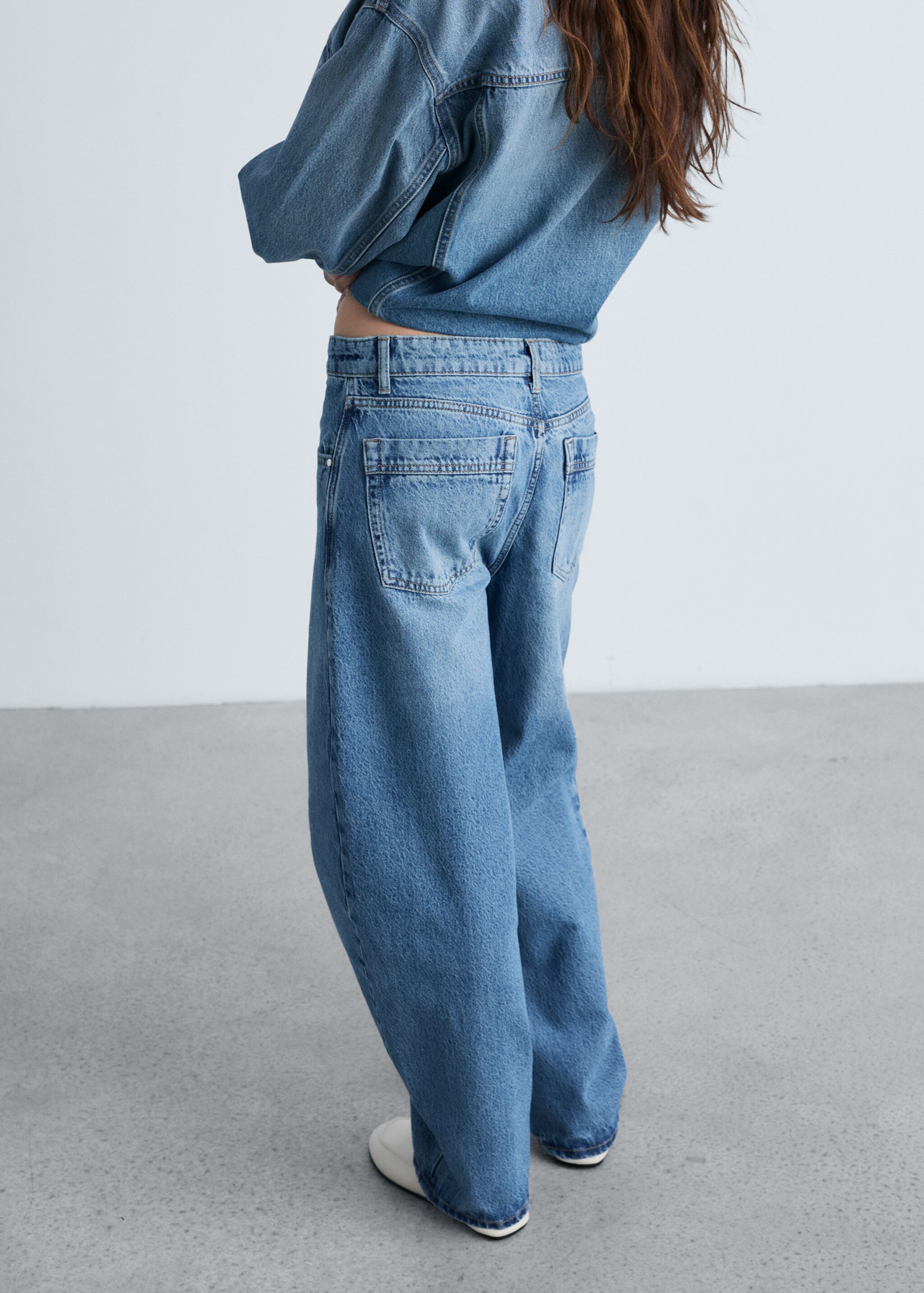 Jean balloon taille normale - Verso de l’article
