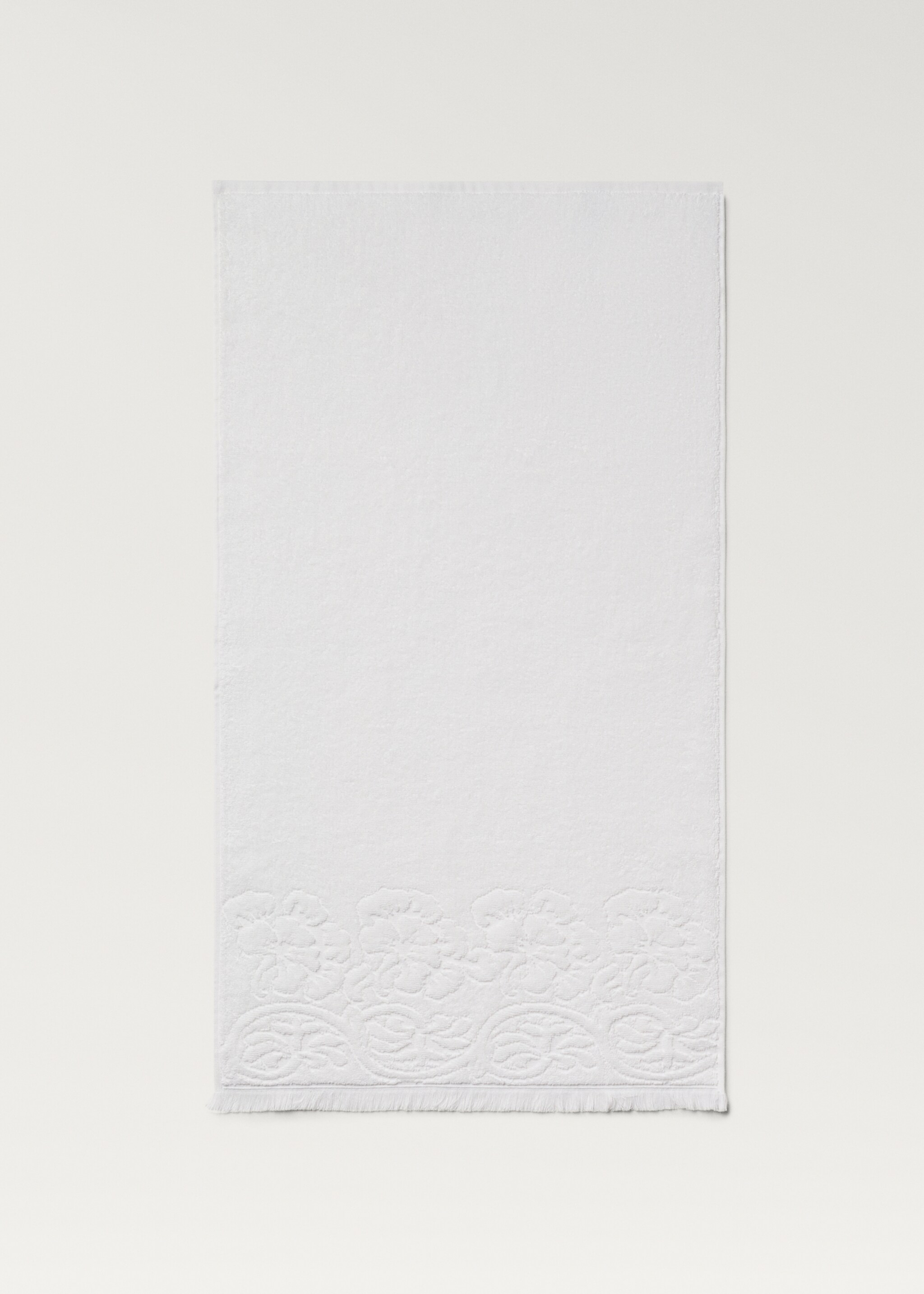 Serviette de lavabo bordure florale - Détail de l'article 4