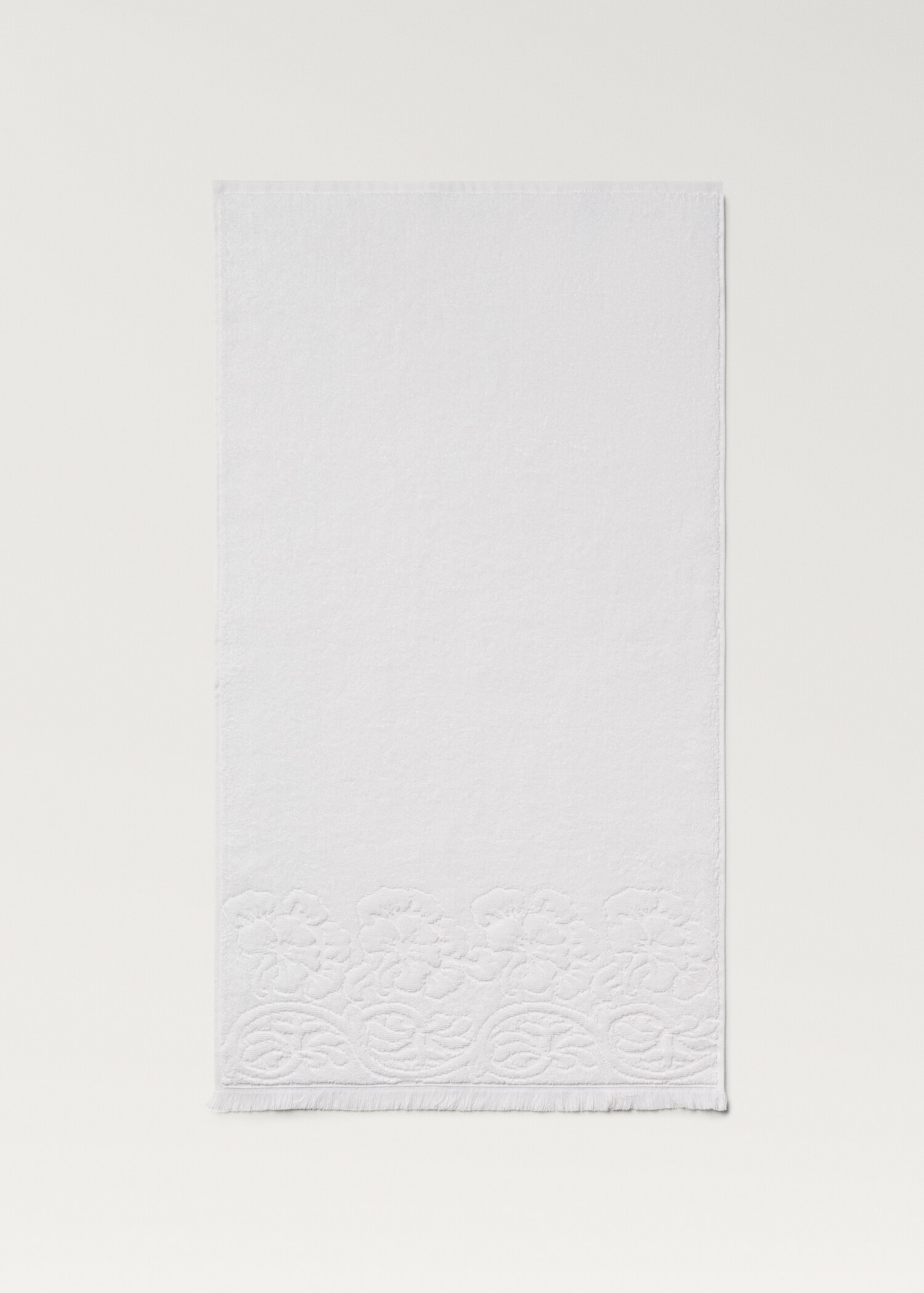 Serviette de lavabo bordure florale - Détail de l'article 4