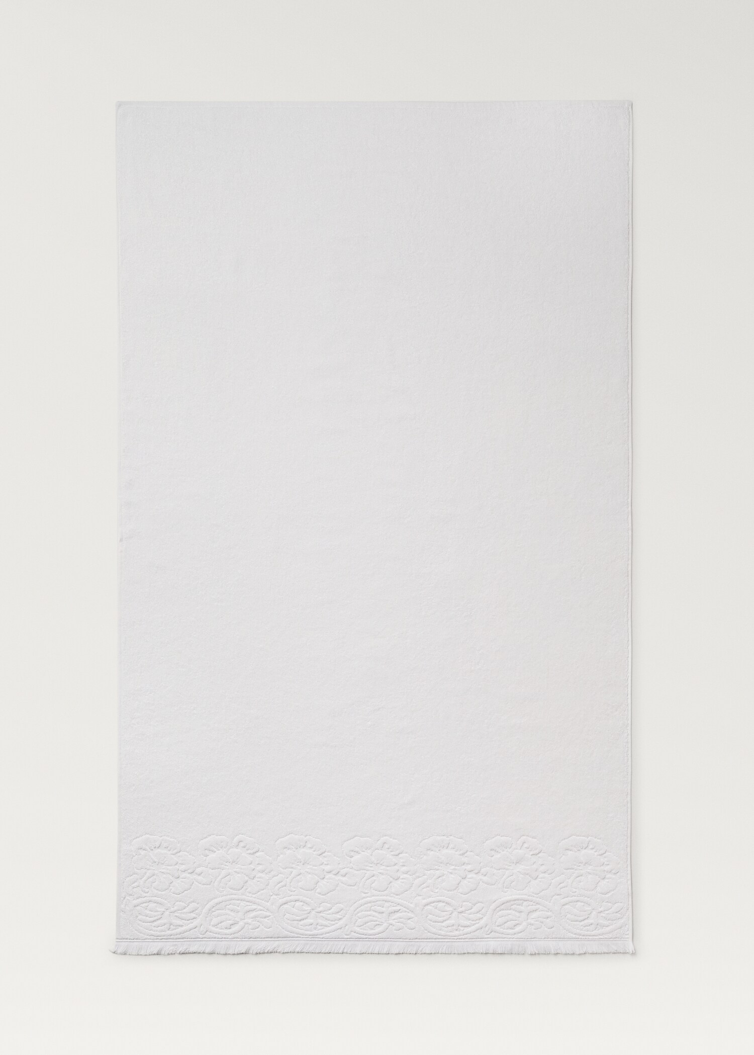 Bath towel with floral trim - Details of the article 4