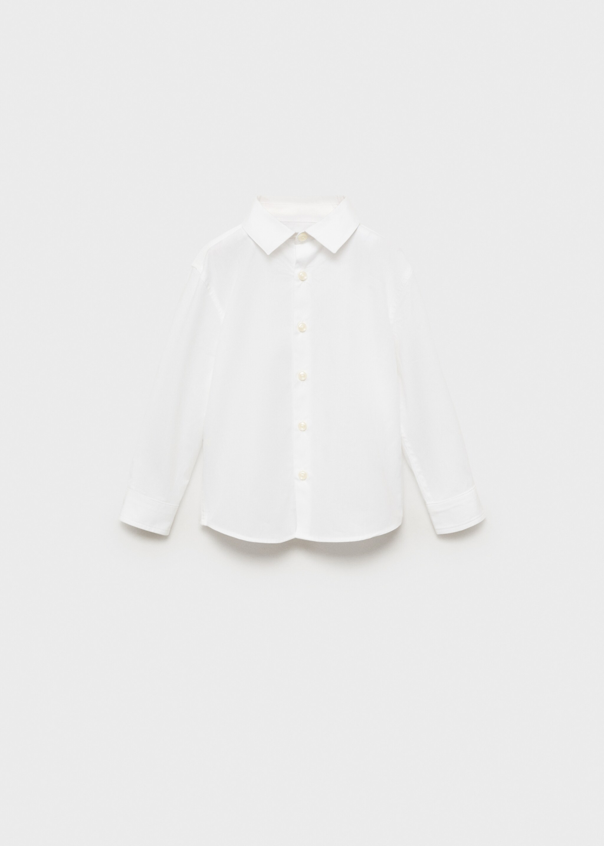 Cotton poplin shirt - Article without model
