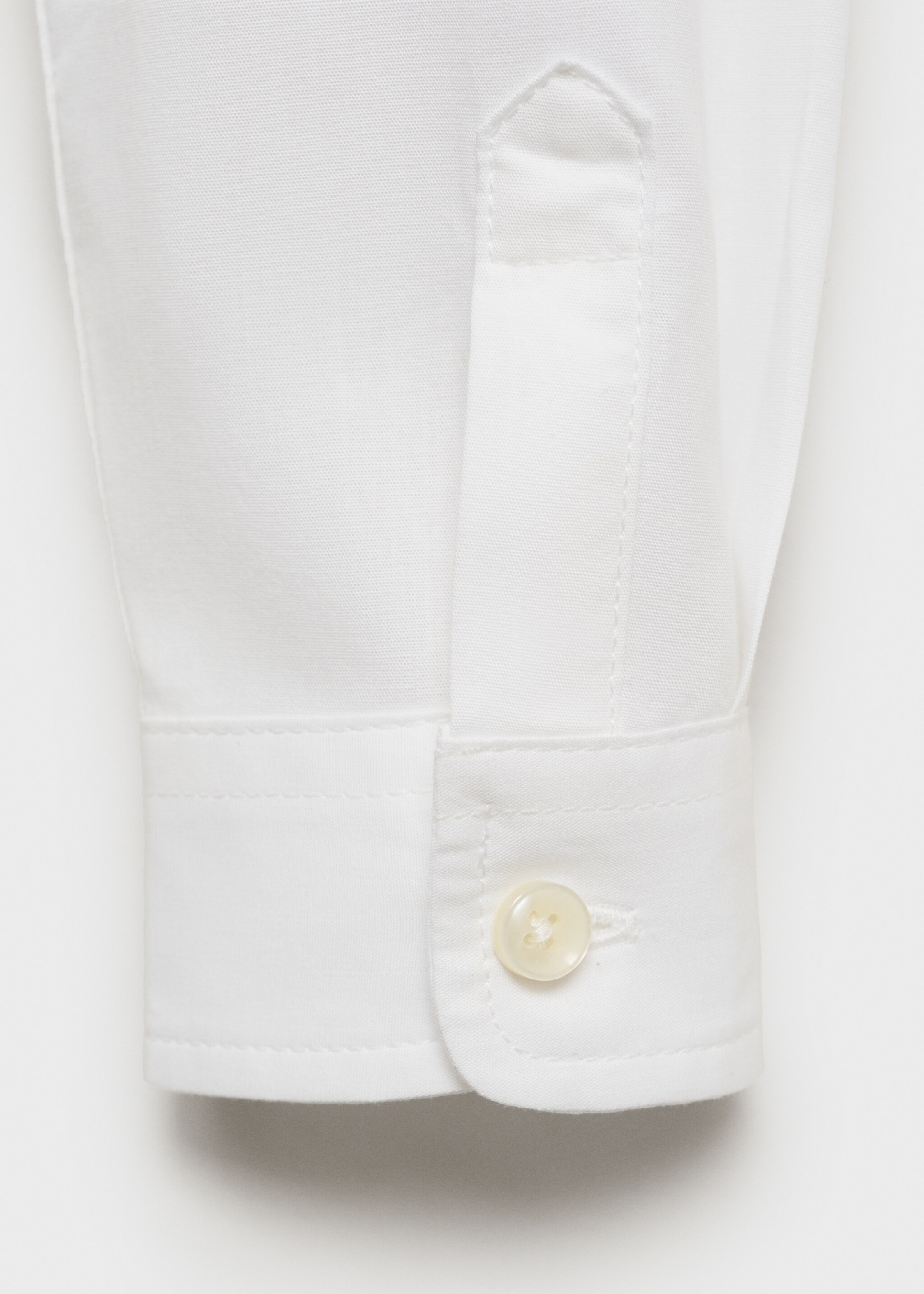 Cotton poplin shirt - Details of the article 0