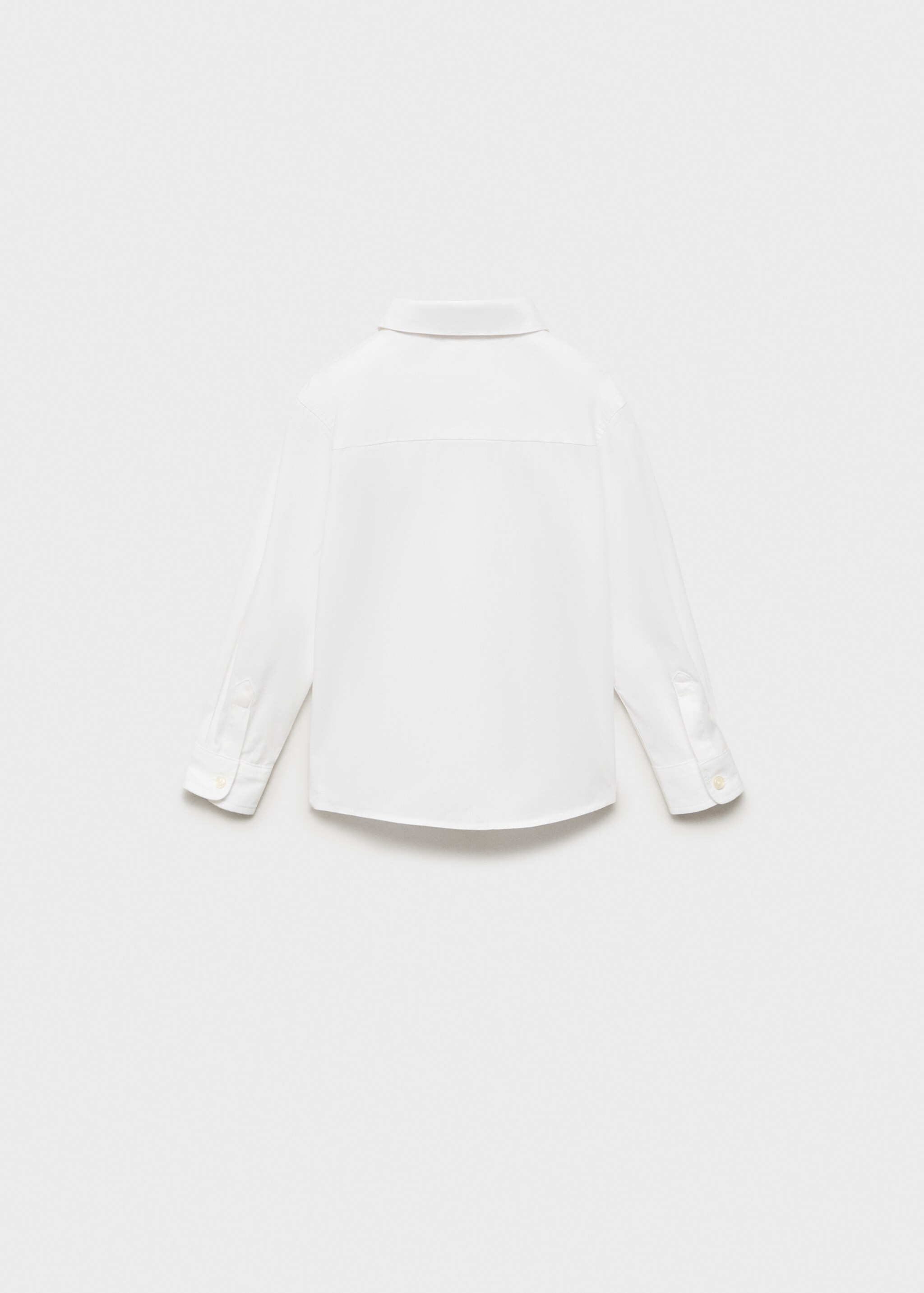 Cotton poplin shirt - Reverse of the article