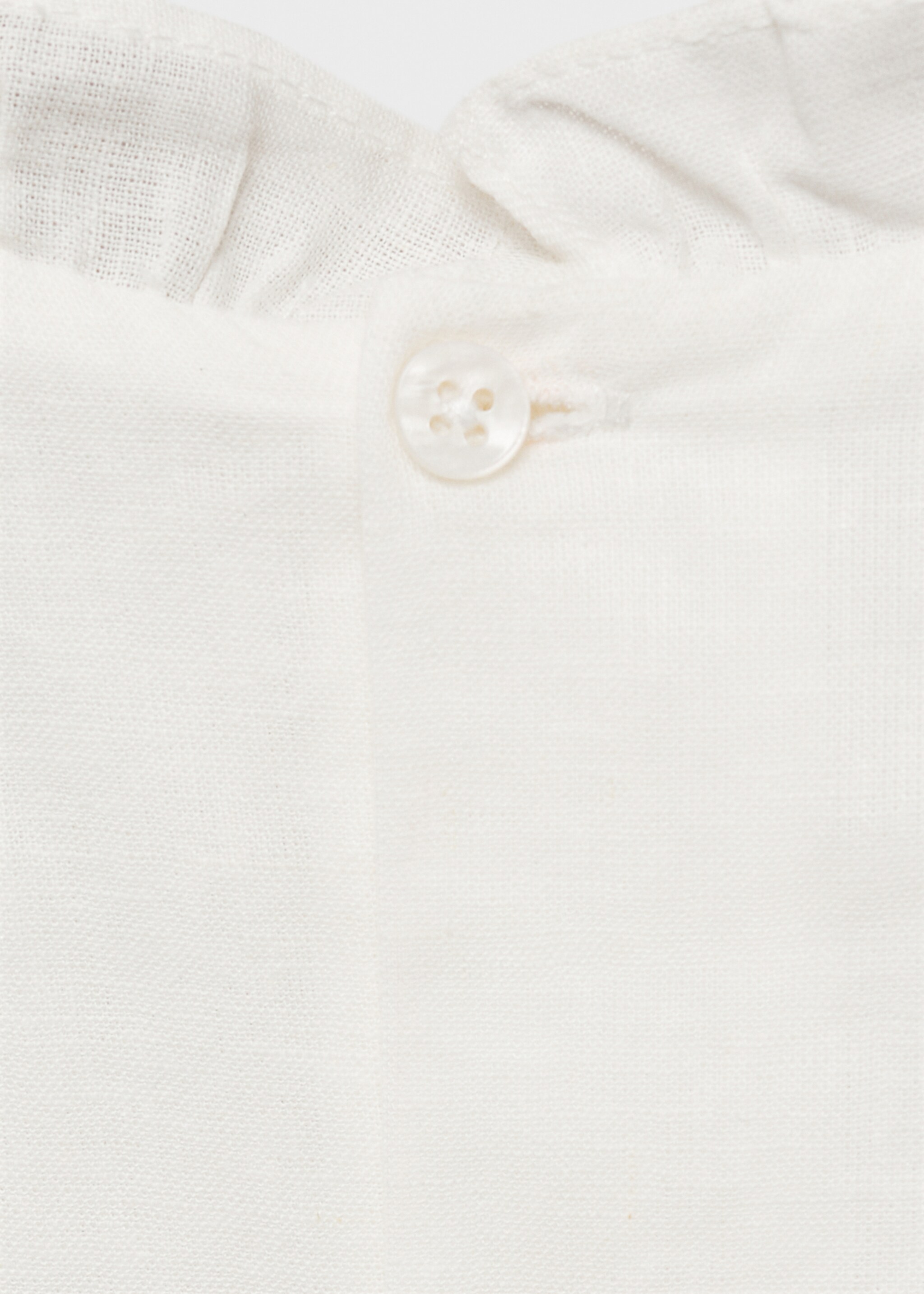 Ruffled linen dress - Details of the article 0