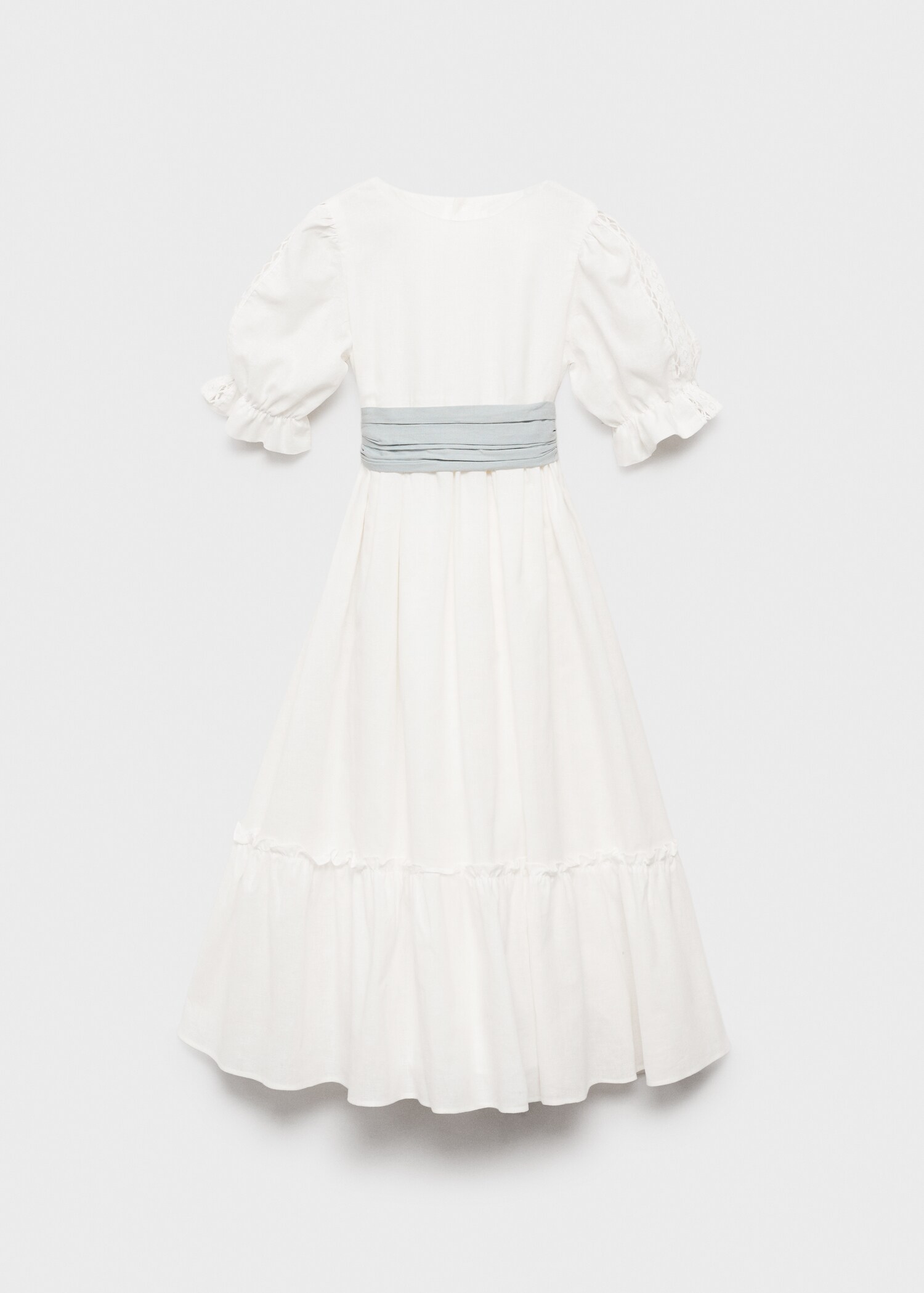 Ruffled linen dress - Article without model
