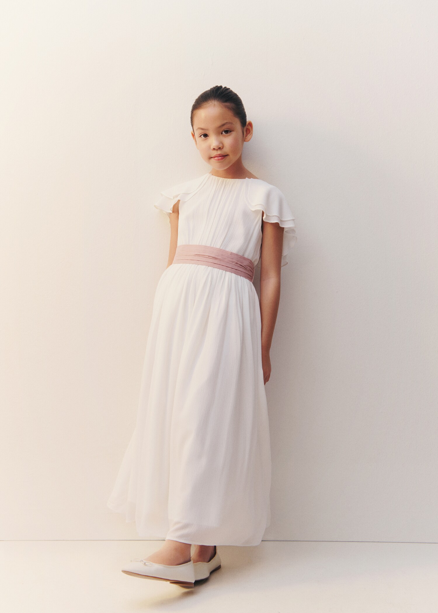 Robe texturée tissu plissé - Détail de l'article 6