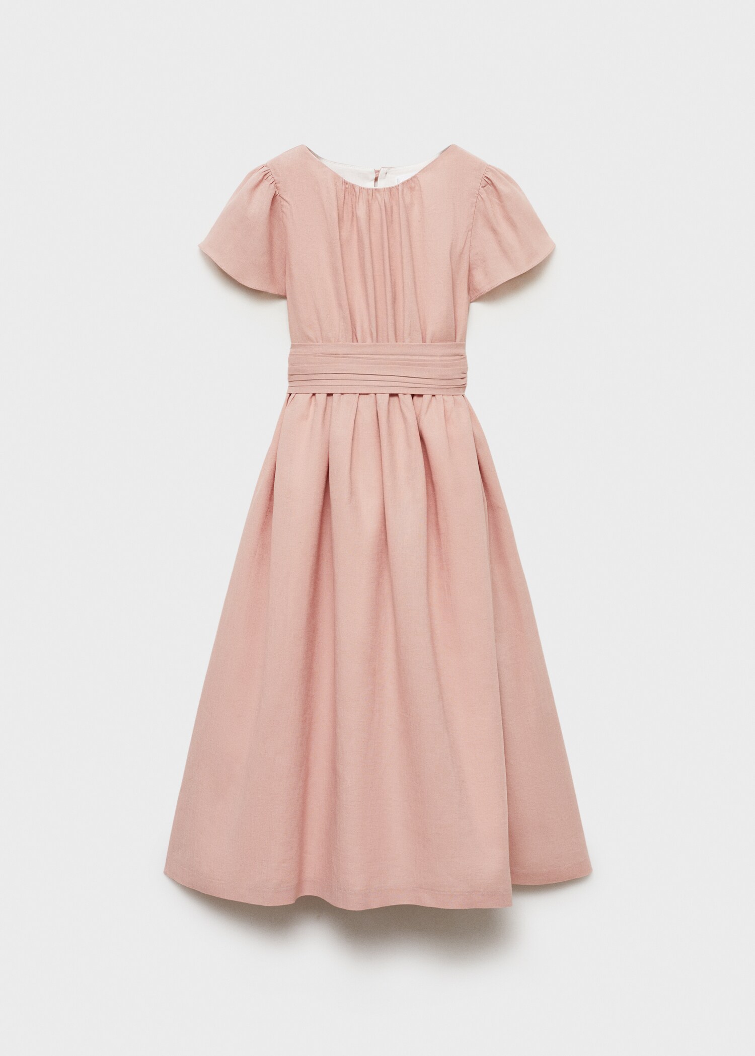 Linen dress with back opening - Article without model