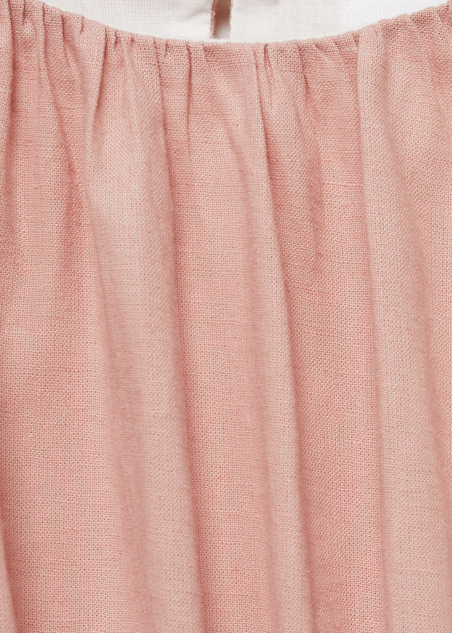 Linen dress with back opening - Details of the article 0