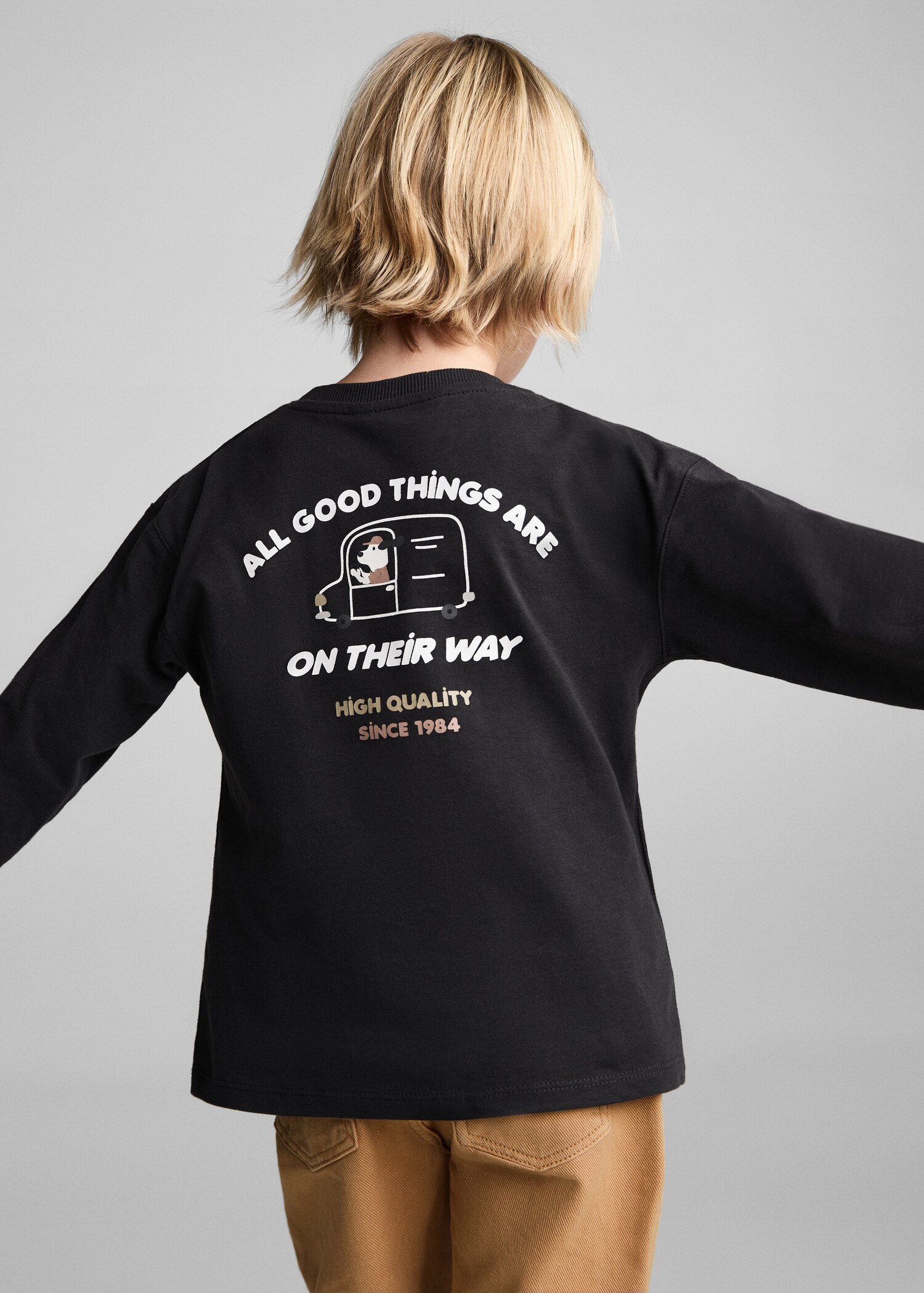 Camiseta algodón estampada - Reverso del artículo
