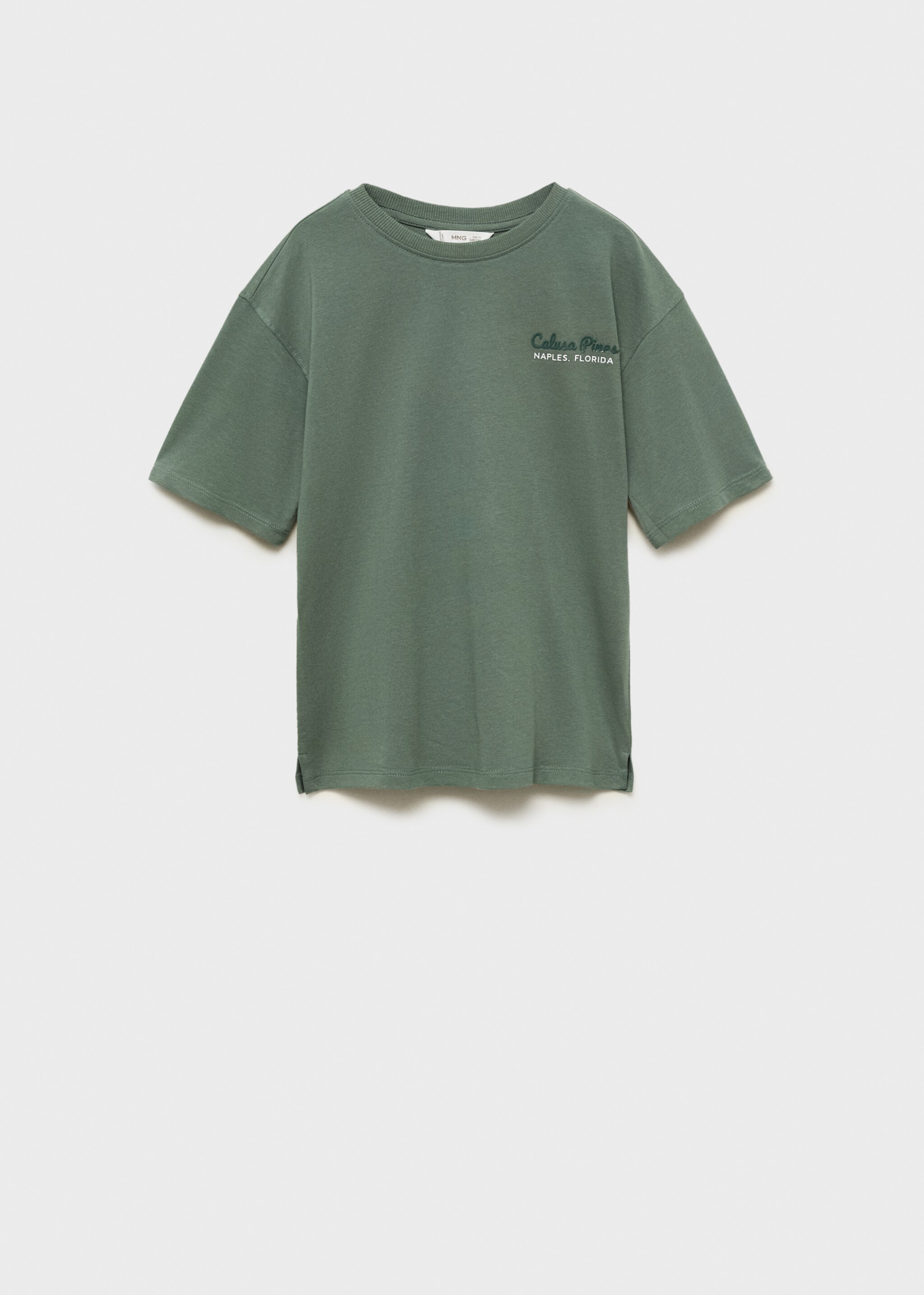 Printed cotton-blend T-shirt - Article without model