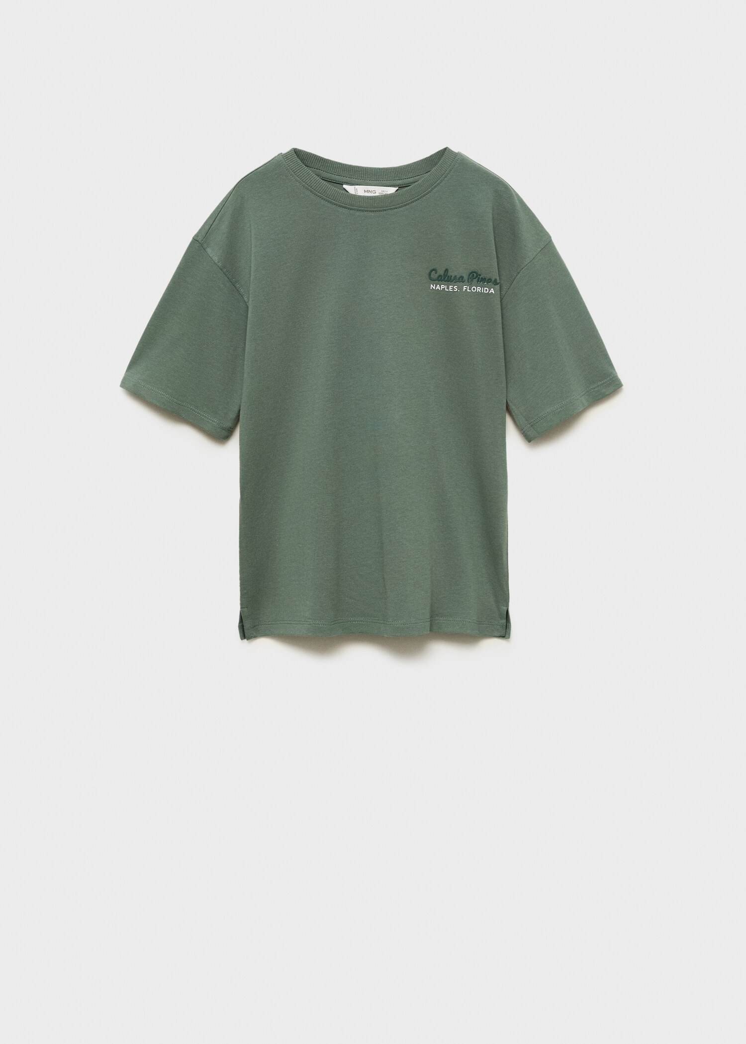 Printed cotton-blend T-shirt - Article without model