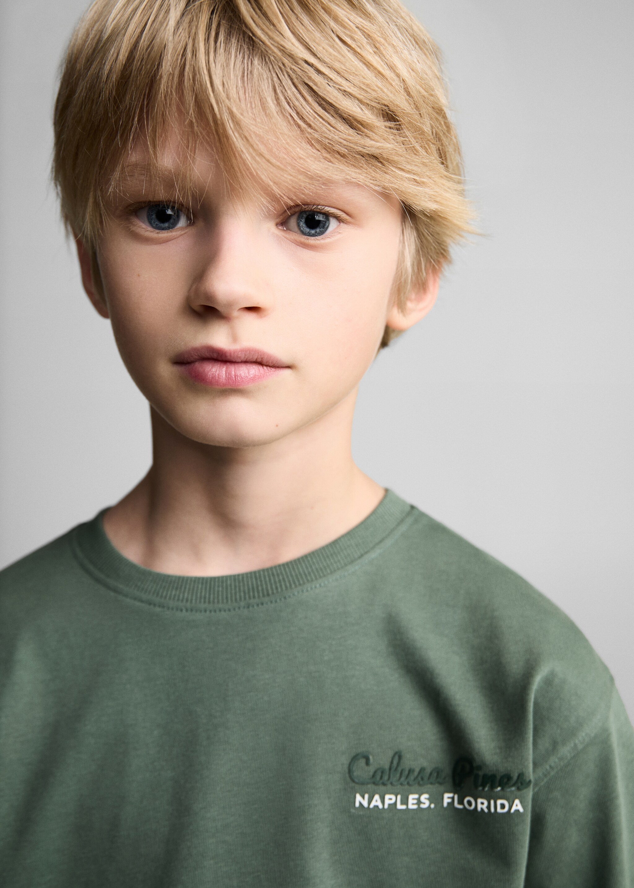 Printed cotton-blend T-shirt - Details of the article 1