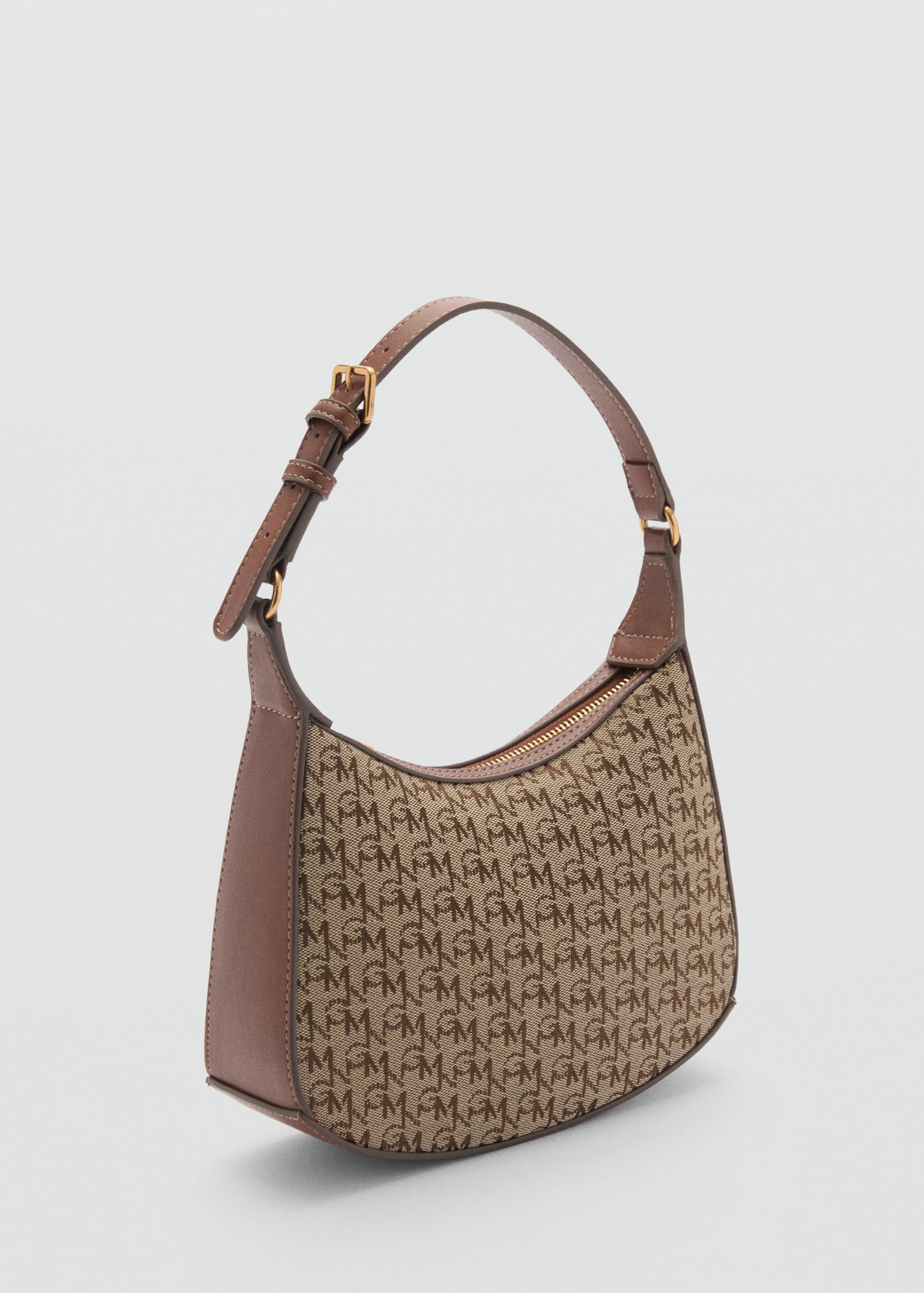 Shoulder bag with printed logo - Women | MANGO USA