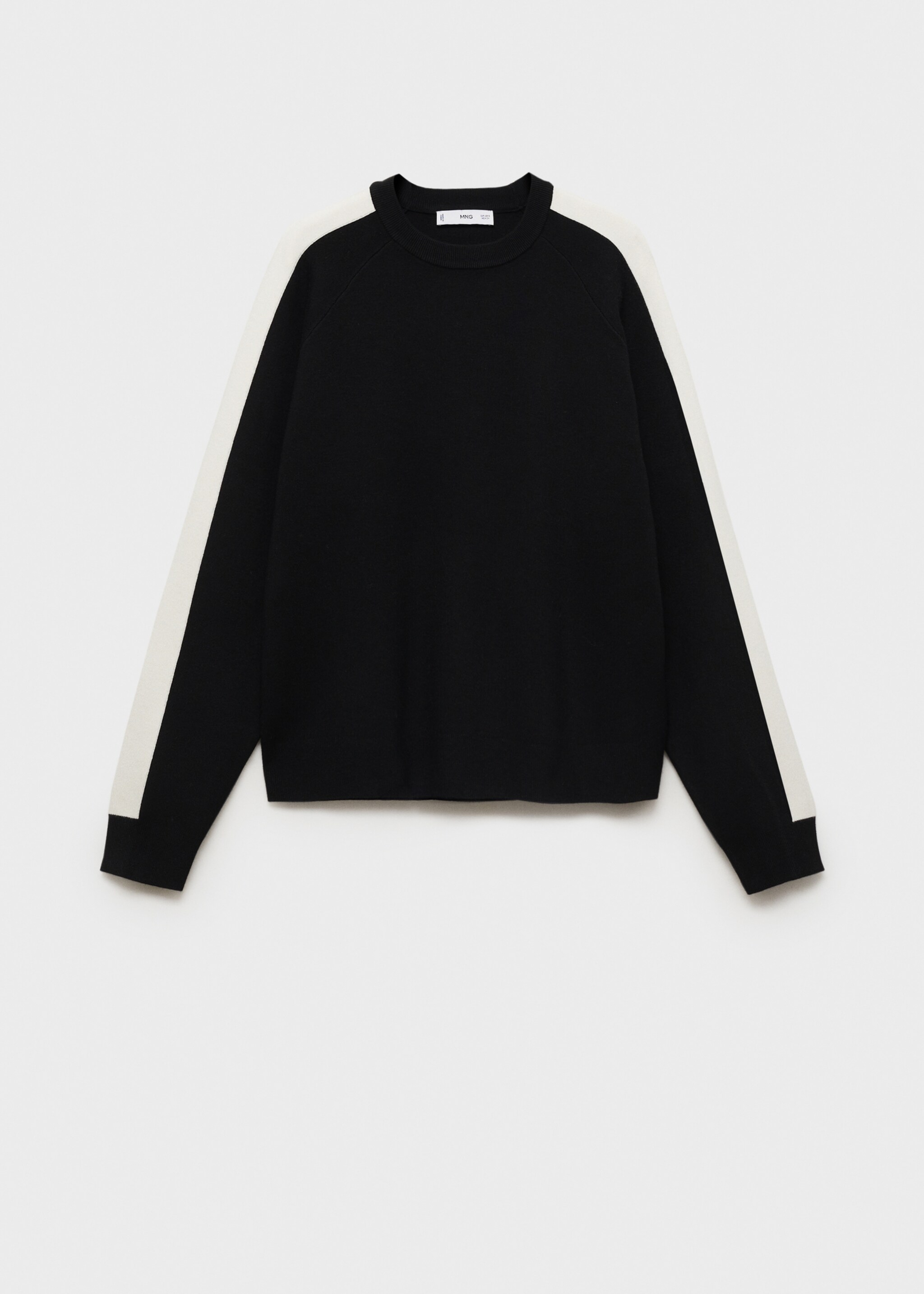 Contrasting stripe knitted sweater - Article without model