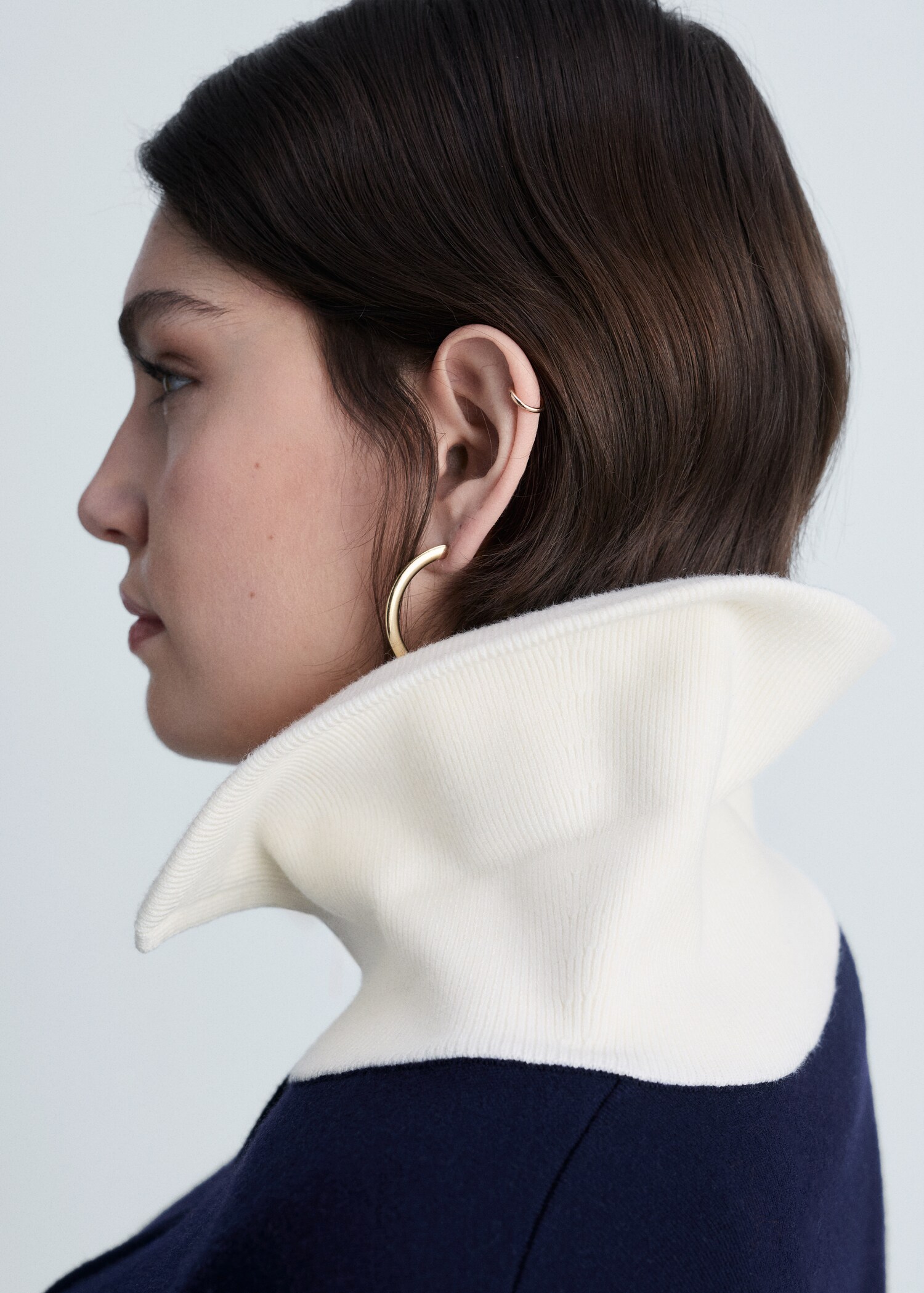 Pull maille col contrasté - Détail de l'article 4