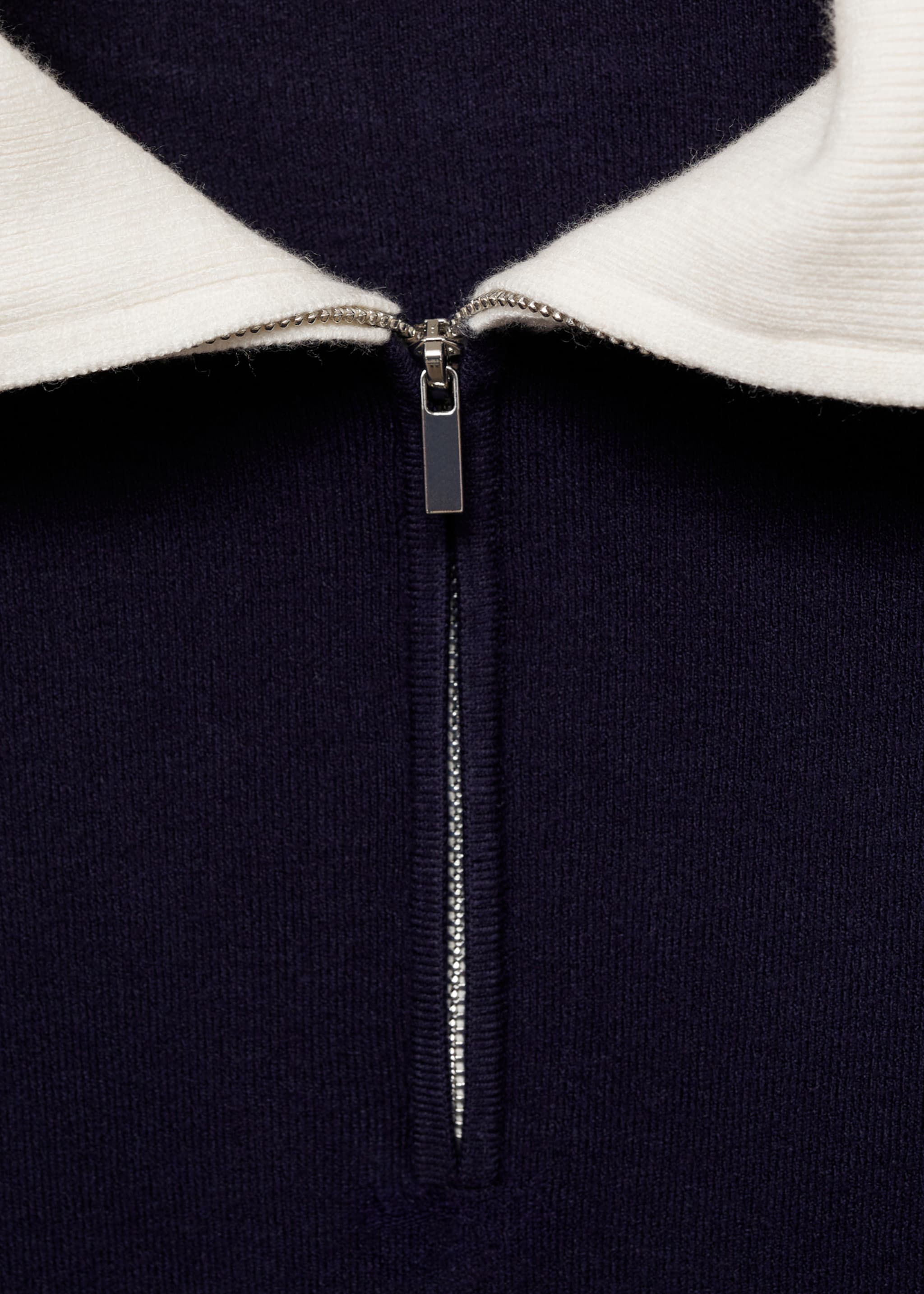 Jersey punto cuello contraste - Detalle del artículo 8